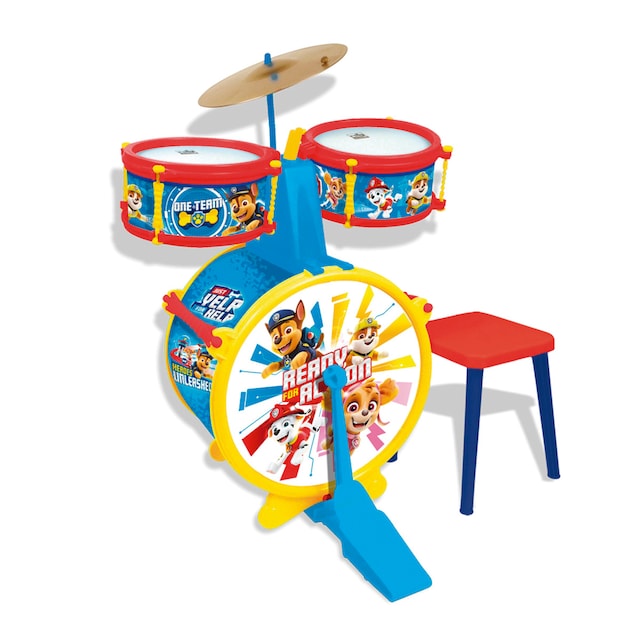 Imagen 0 de Bateria sencilla con banqueta Patrulla Canina