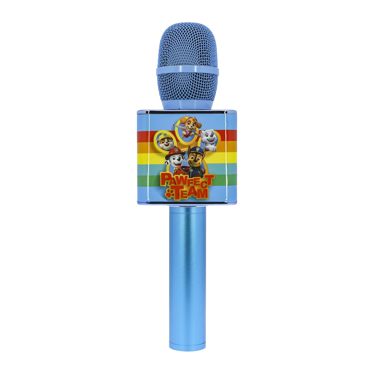 Micrófono karaoke Patrulla Canina azul inalámbrico con altavoz 1