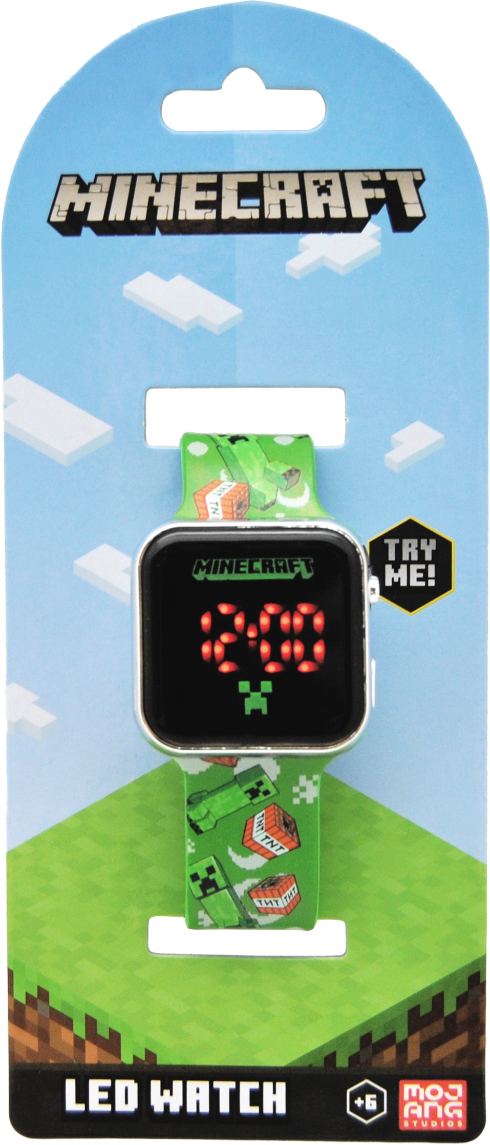 Reloj Led Minecraft Kids Licensing 4