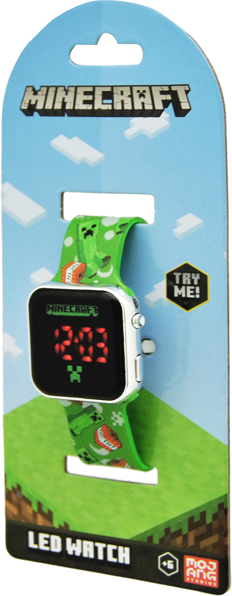 Reloj Led Minecraft Kids Licensing 5