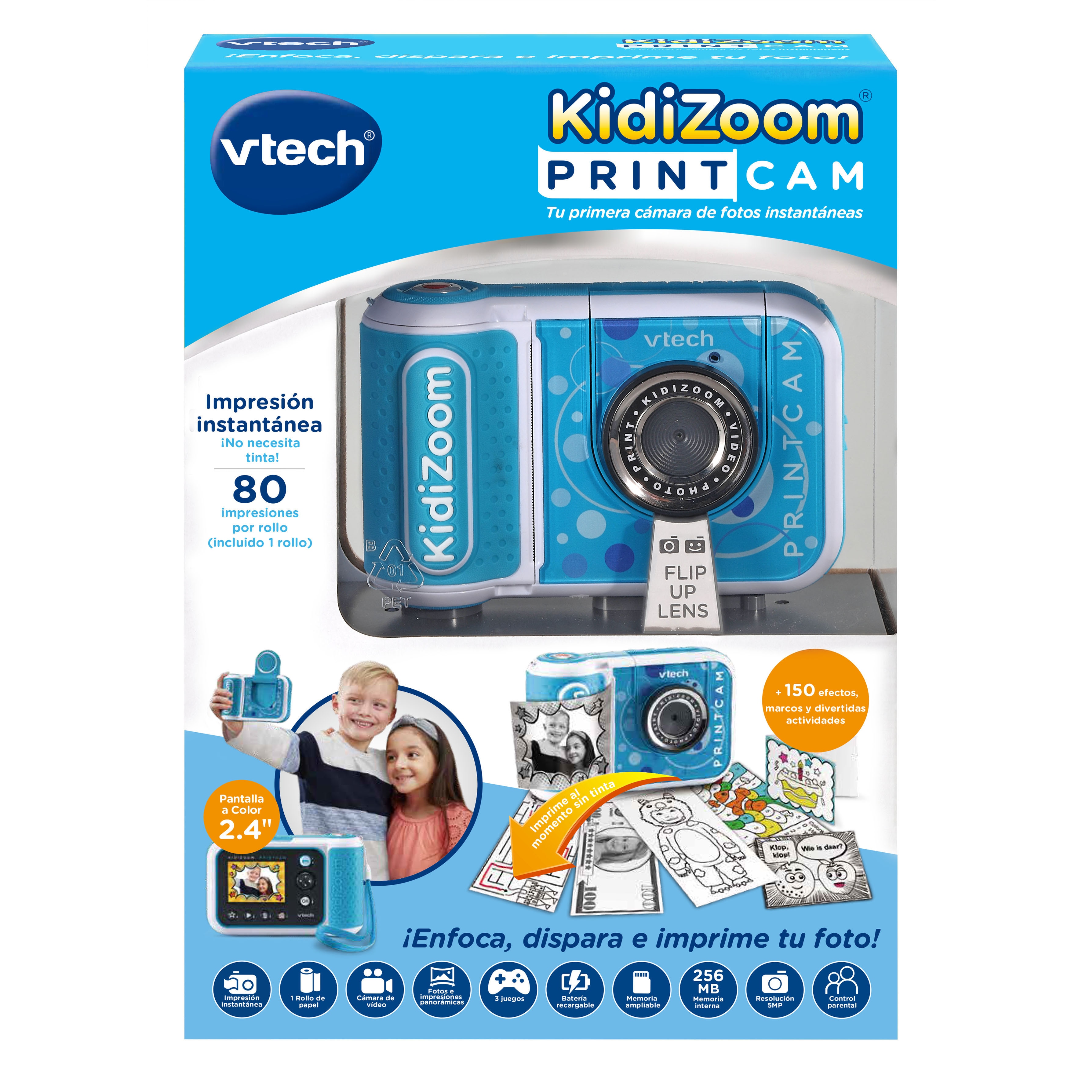 Kidizoom Print cam Cámara infantil de fotos instantáneas y vídeos VTech 5