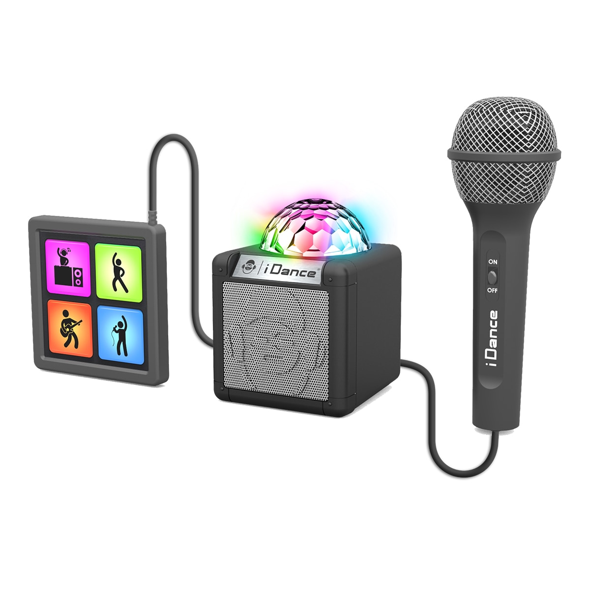 Karaoke Con Amplificador, Disco Ball y Sound Pads 6 En 1 Cefa Tronic 4