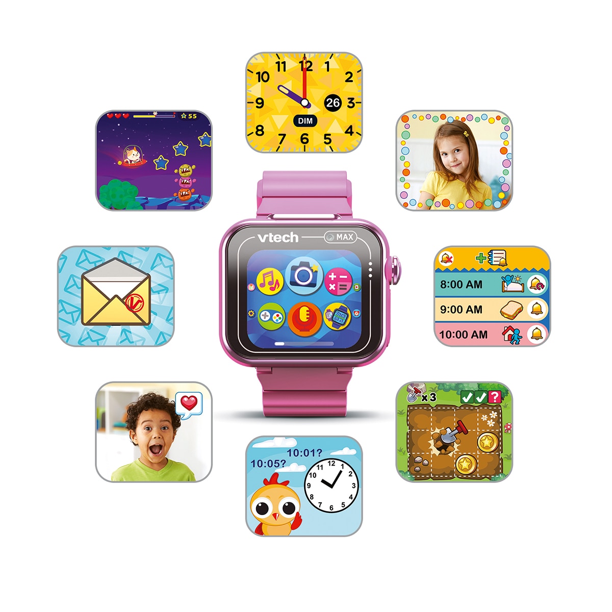 Kidizoom Smartwatch Max rosa VTech 3