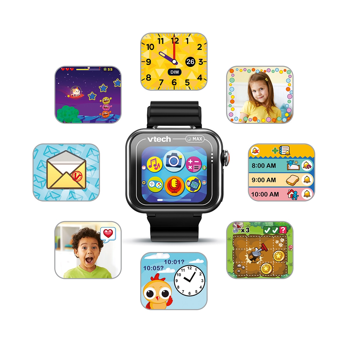 Kidizoom Smartwatch Max negro VTech 3