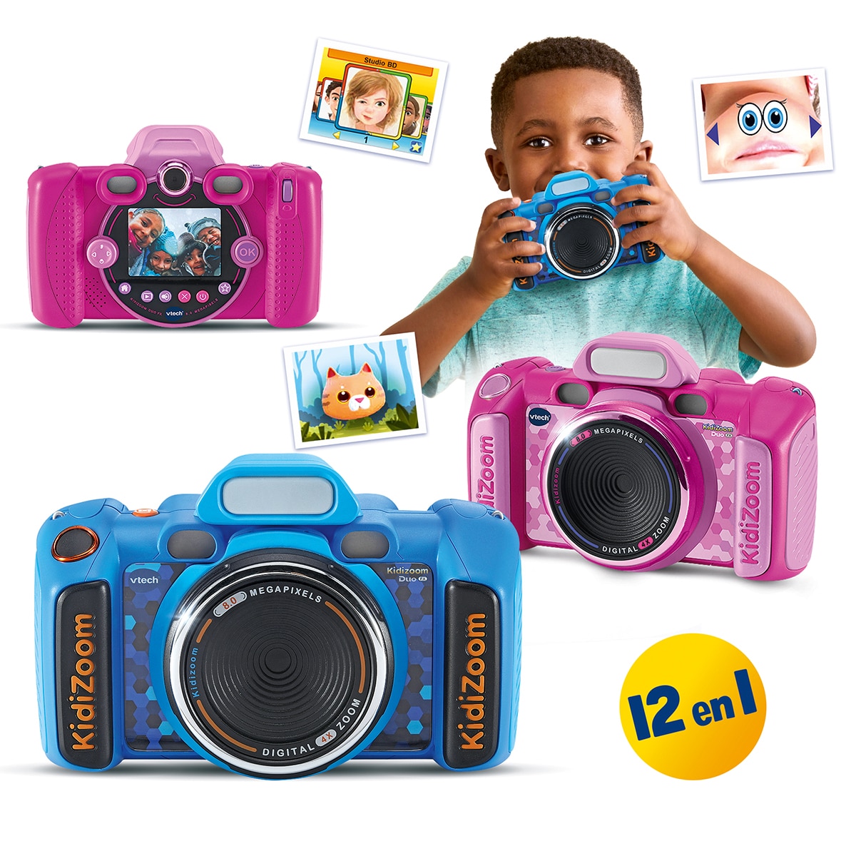 Cámara de fotos Kidizoom Duo FX azul VTech 6