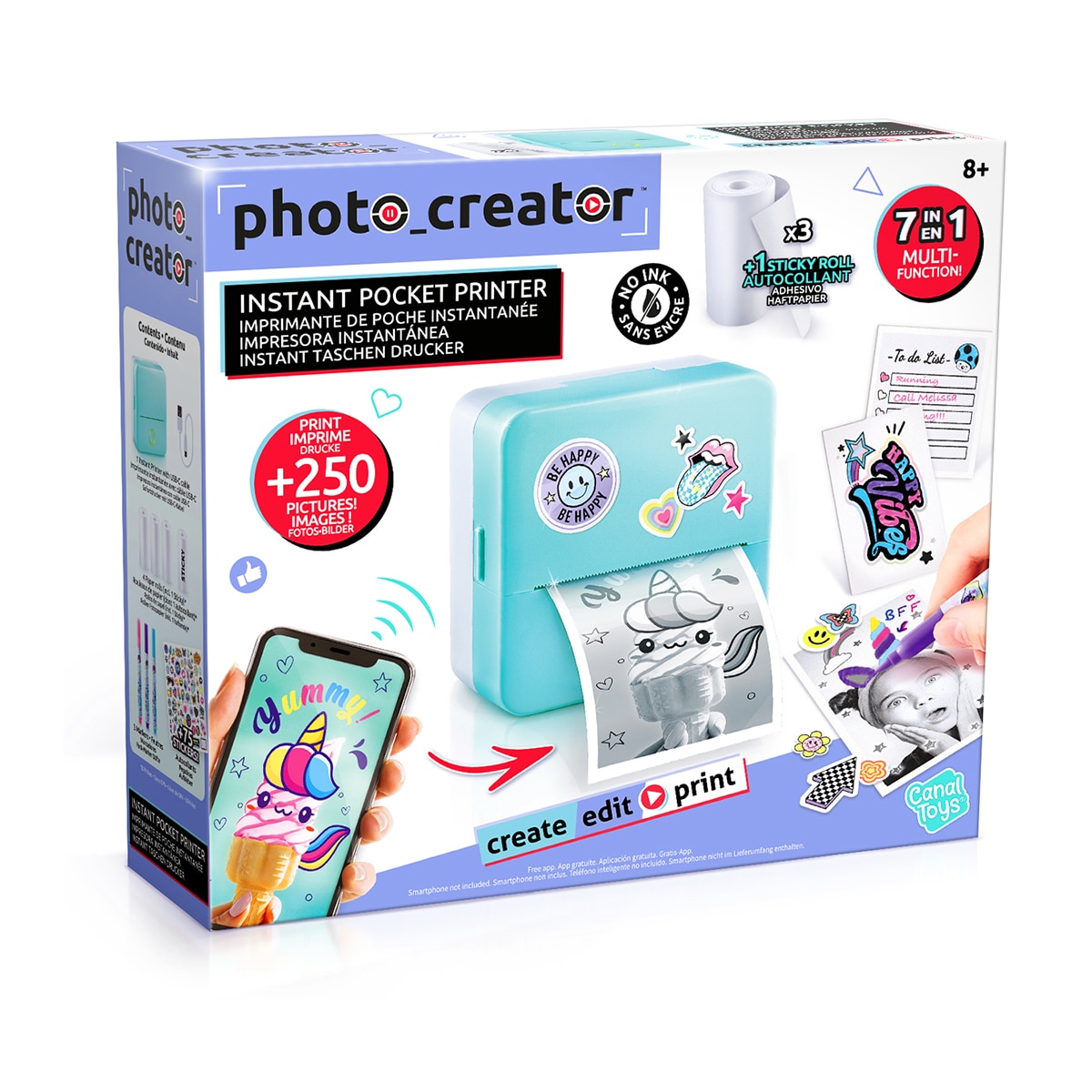 Canal Toys – Impresora Instant Pocket Creator.