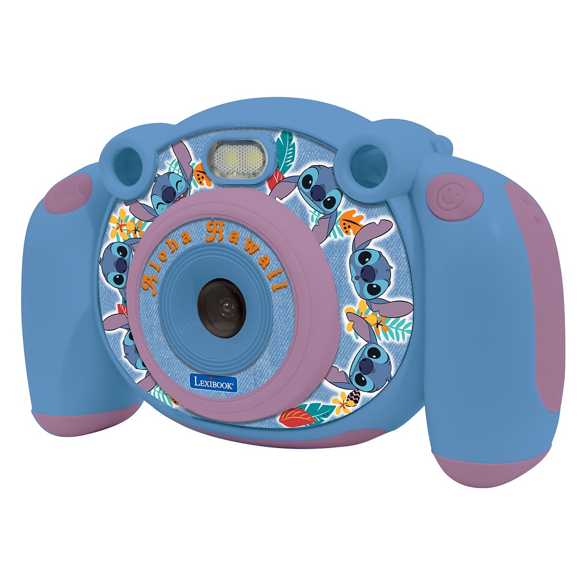 Lexibook - Cámara digital de 8 mpx. Disney Stitch Lexibook