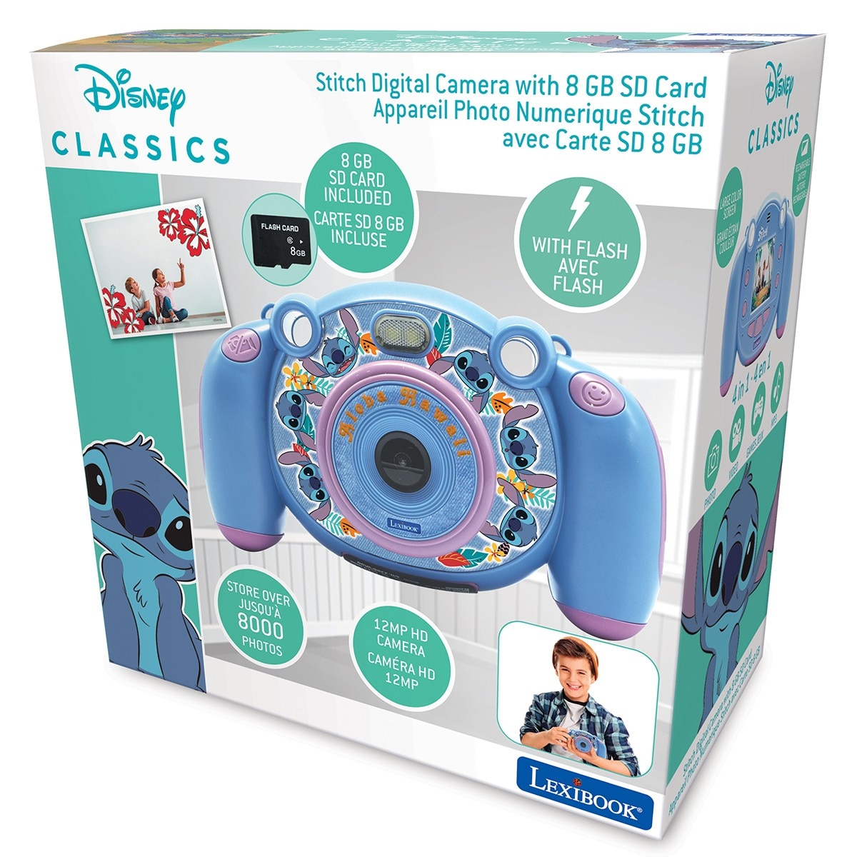Cámara digital de 8 mpx. Disney Stitch Lexibook 2