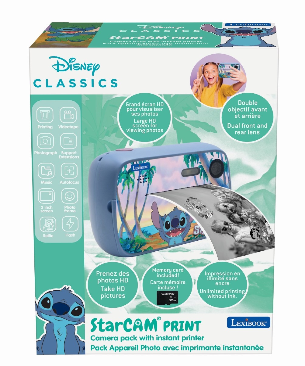 Camara instant Disney Stitch Lexibook 3