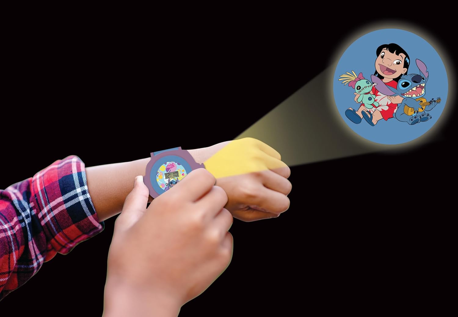 Reloj Proyector Disney Stitch Lexibook 4