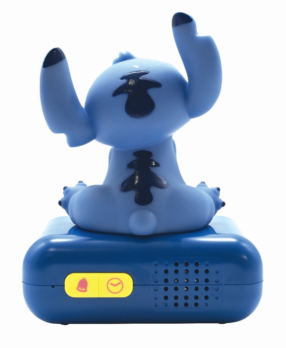Despertador digital con luz de noche 3D Disney Stitch Lexibook 2