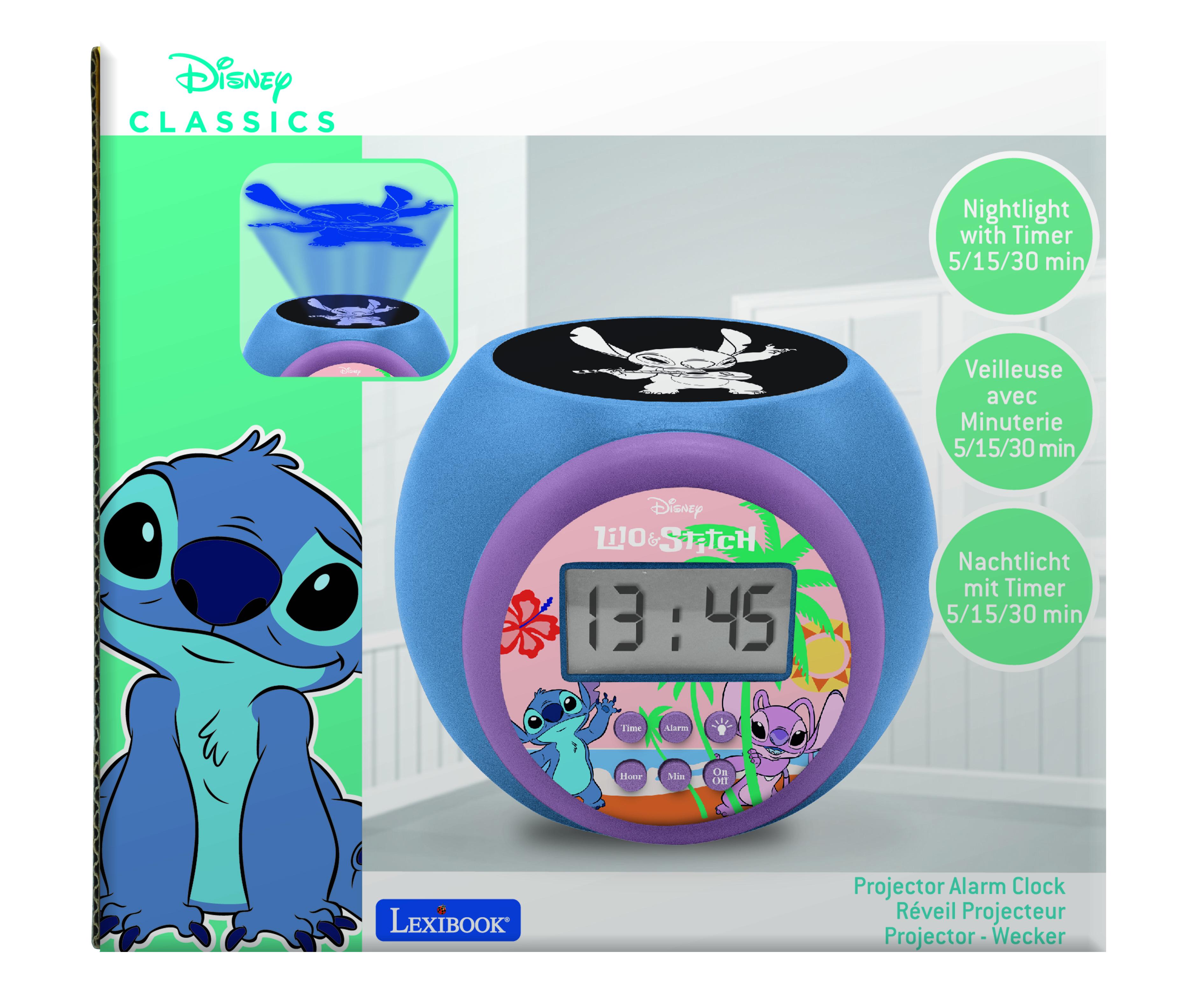 Reloj alarma Disney Stitch Lexibook 3