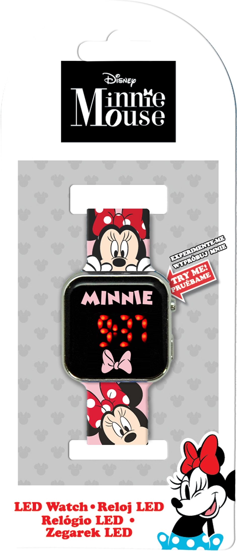 Reloj Led Minnie Kids Licensing 2