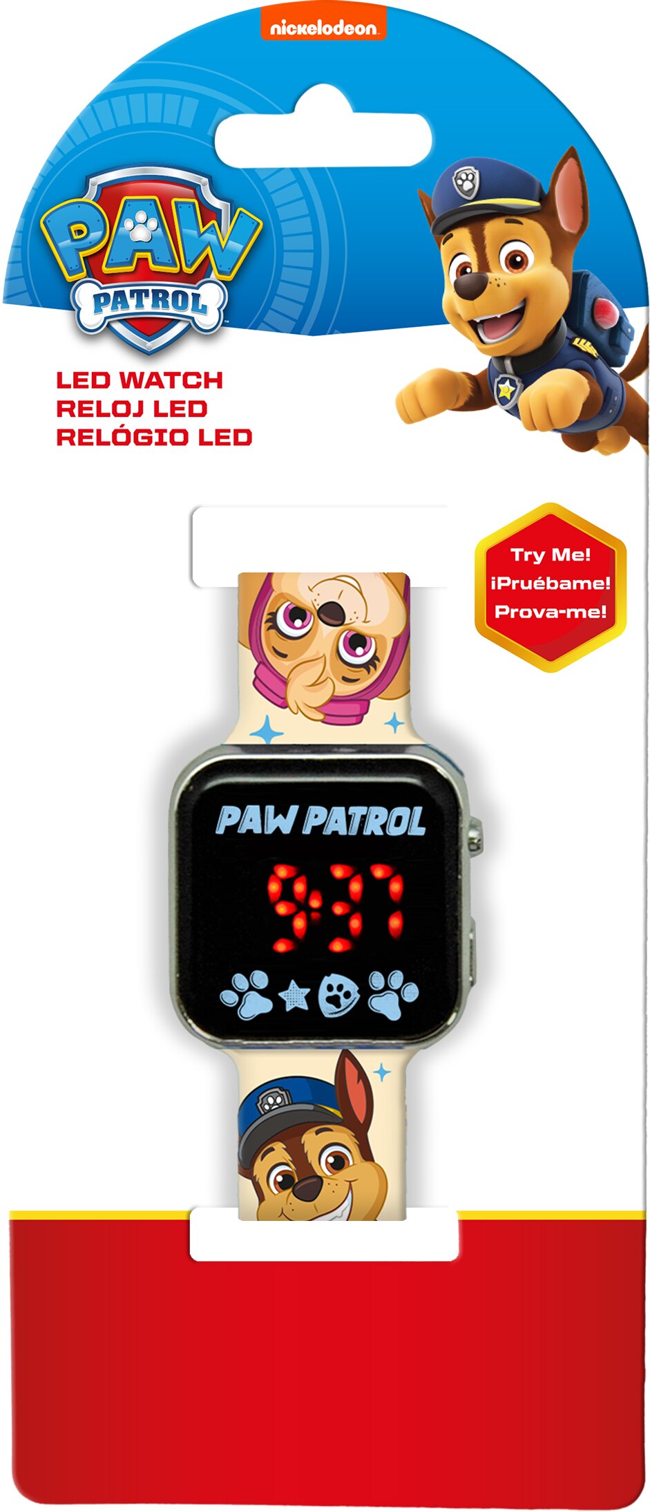 Reloj Led Paw Patrol Kids Licensing 2