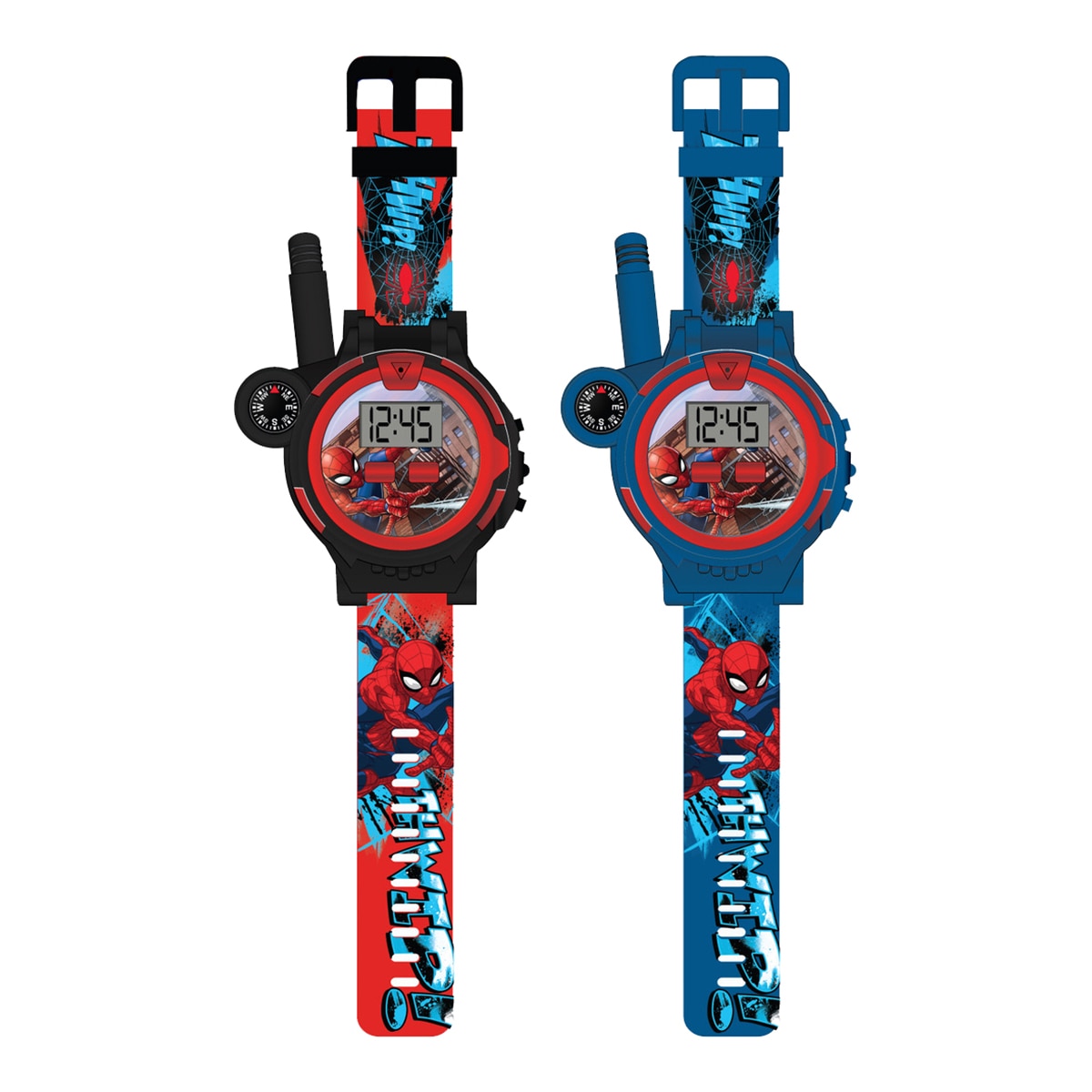 Kids Licensing – Reloj Walkie Talkie 2 en 1 Spiderman Kids Licensing.