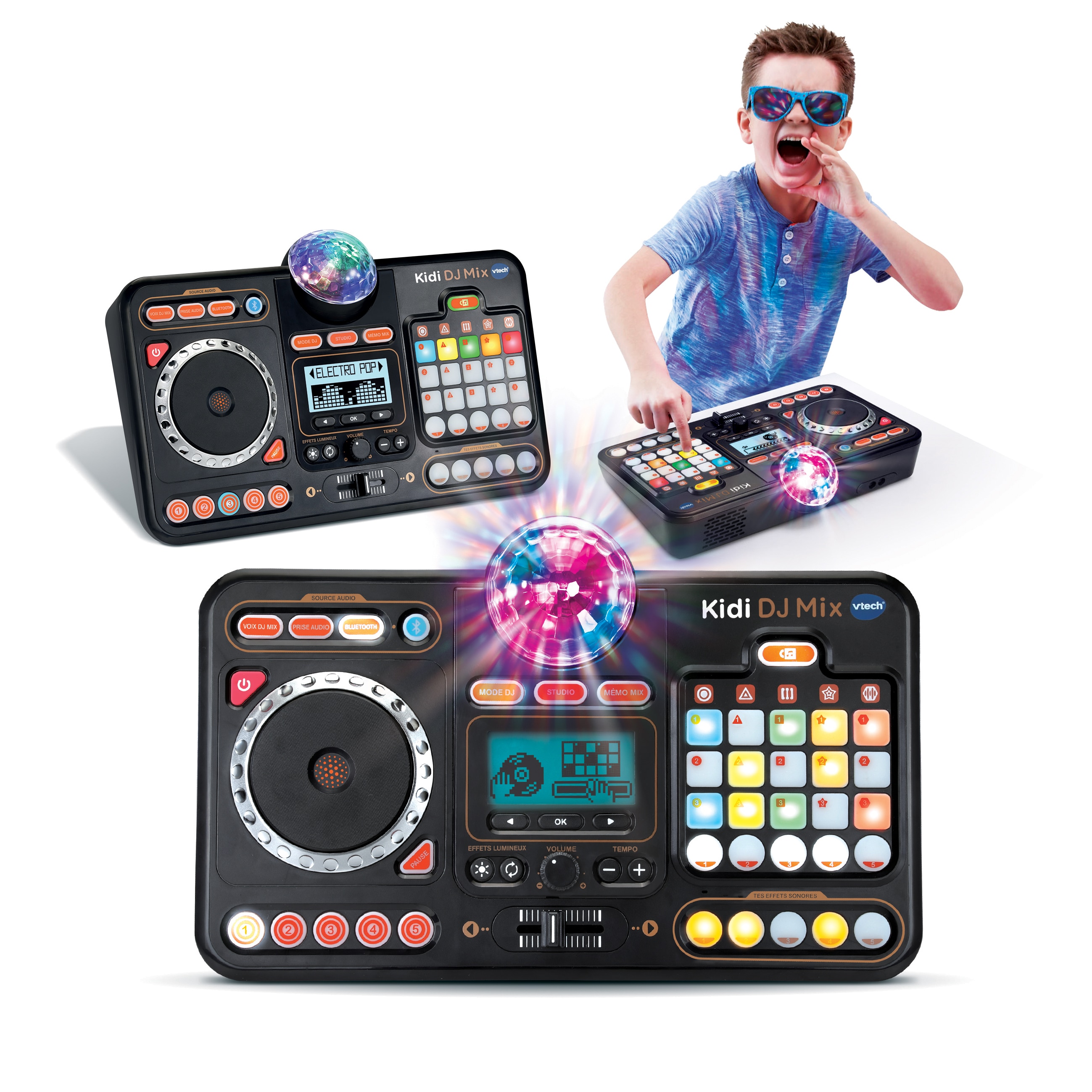 Mesa de mezclas electrónica KIDI DJ Vtech 3