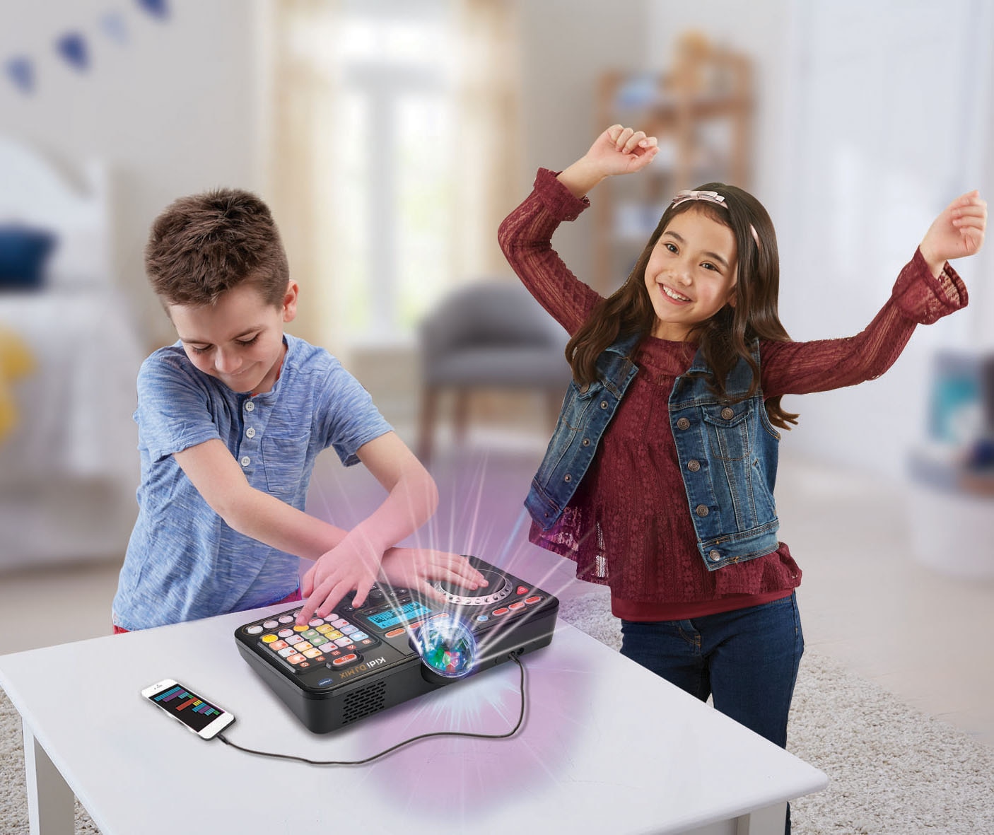 Mesa de mezclas electrónica KIDI DJ Vtech 6