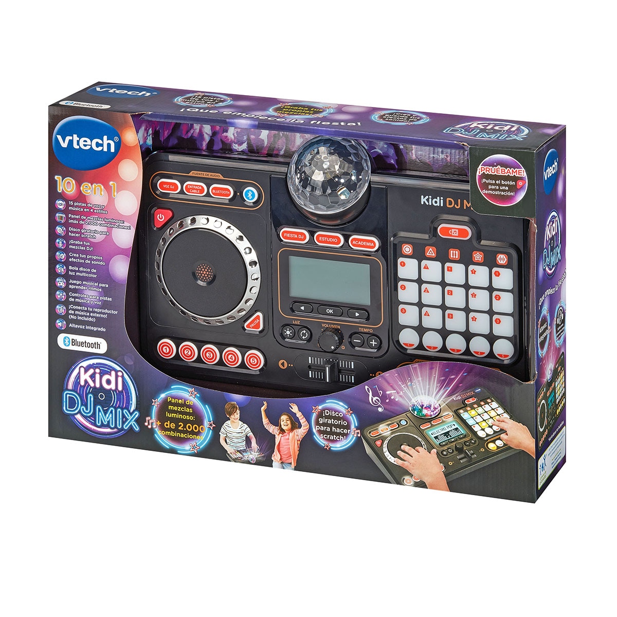 Mesa de mezclas electrónica KIDI DJ Vtech 8
