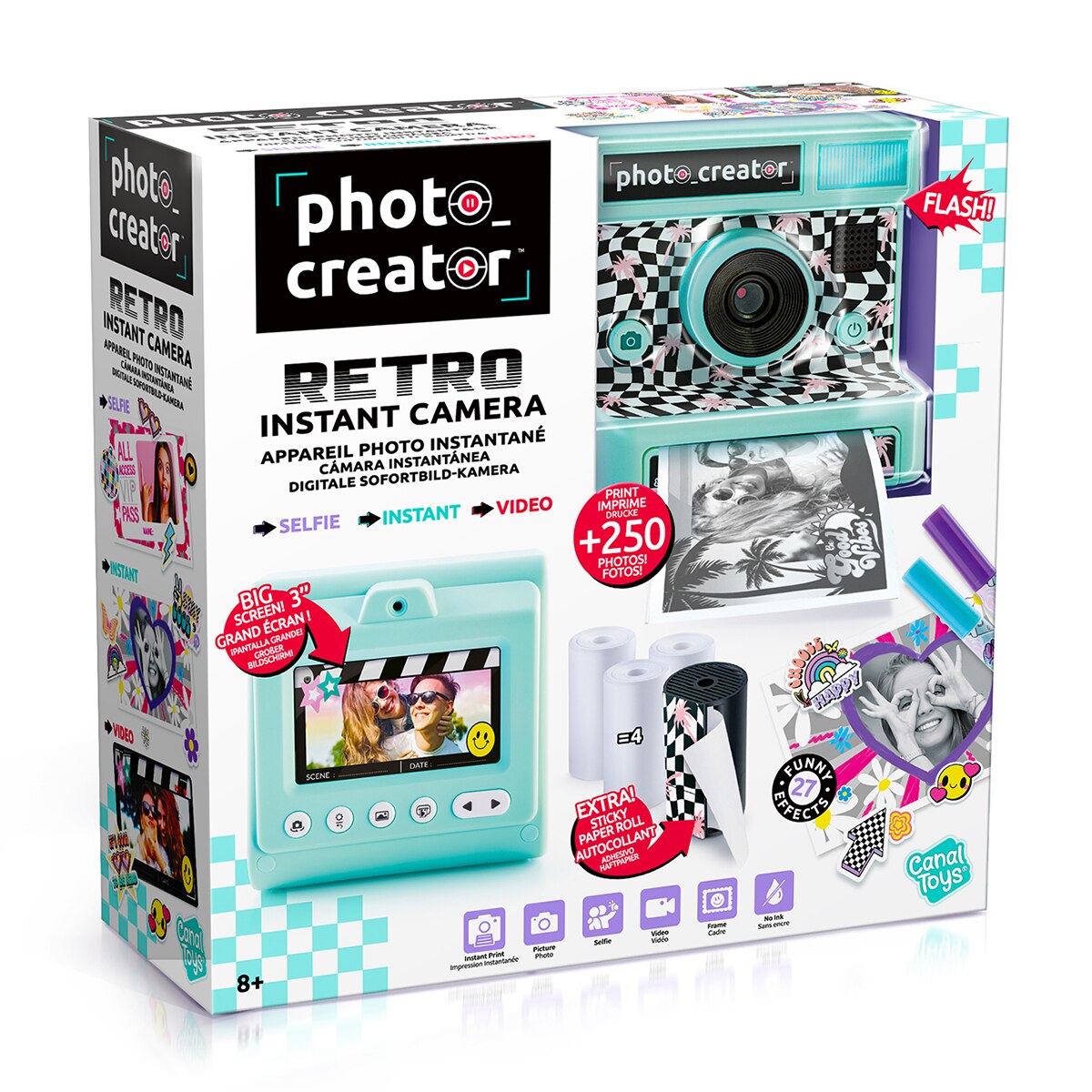 Canal Toys – Cámara Retro Instantánea.