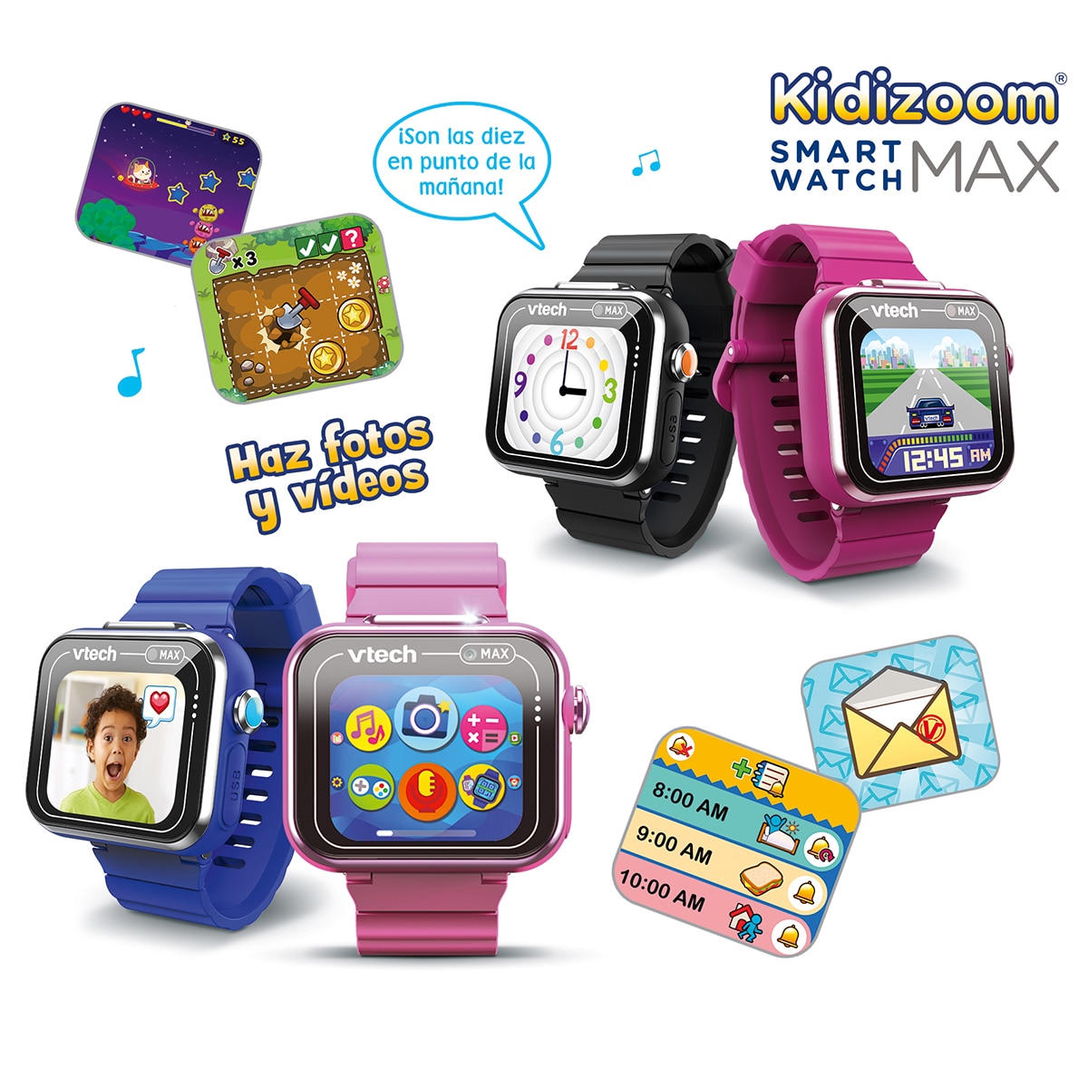 Smartwatch Max rojo Kidizoom 5