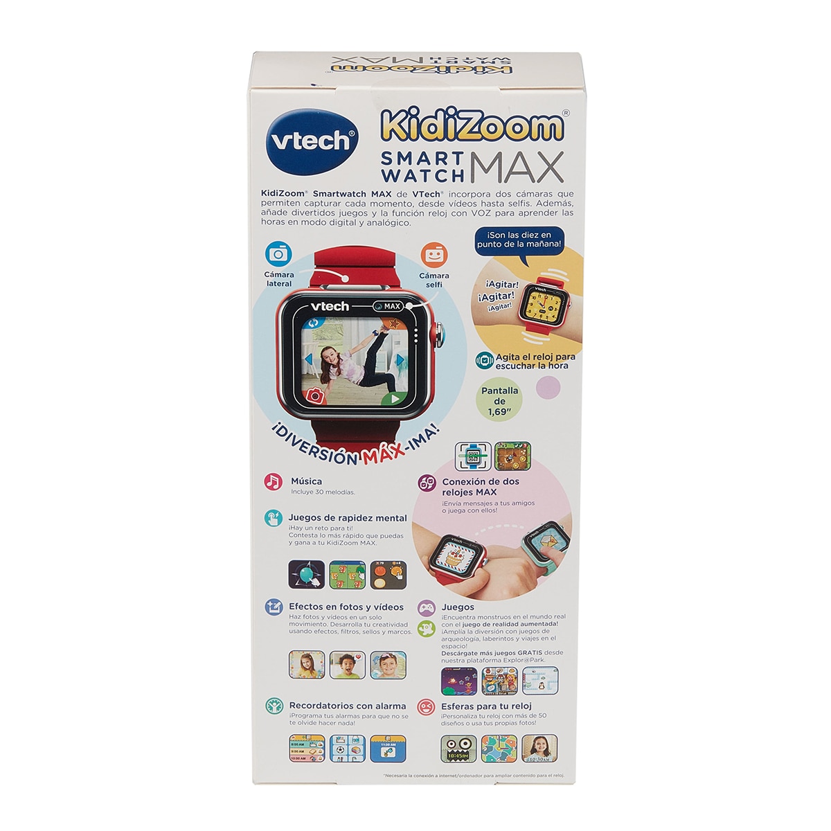 Smartwatch Max rojo Kidizoom 8