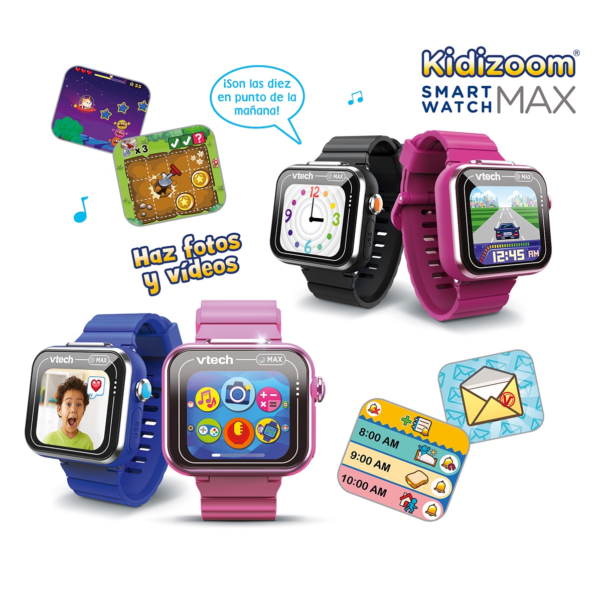 Smartwatch Max aguamarina Kidizoom 5