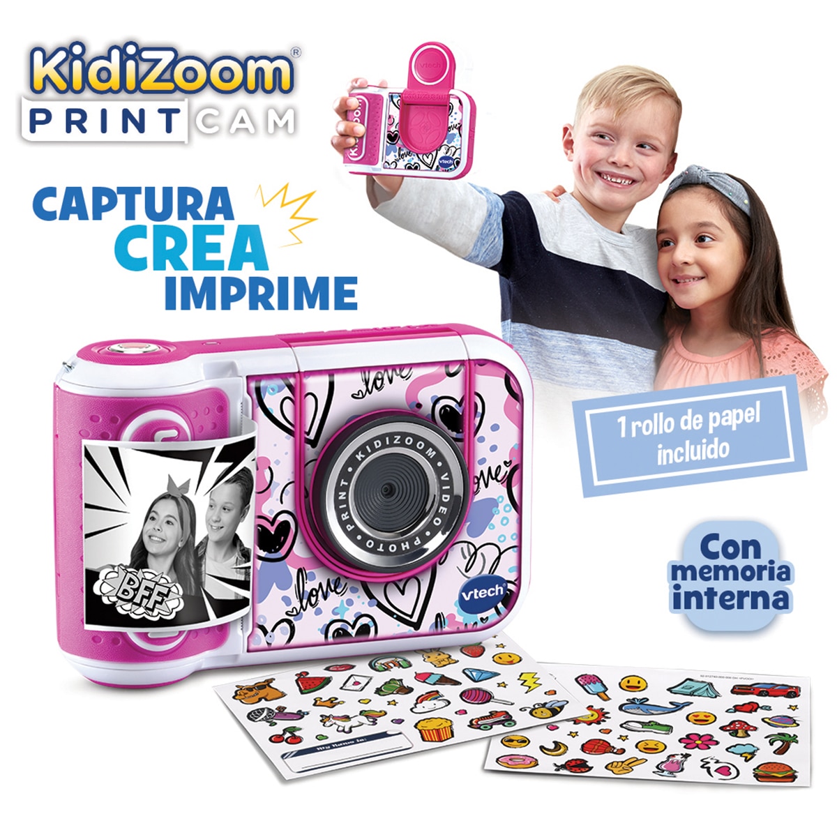 Print cámara rosa Kidizoom 5