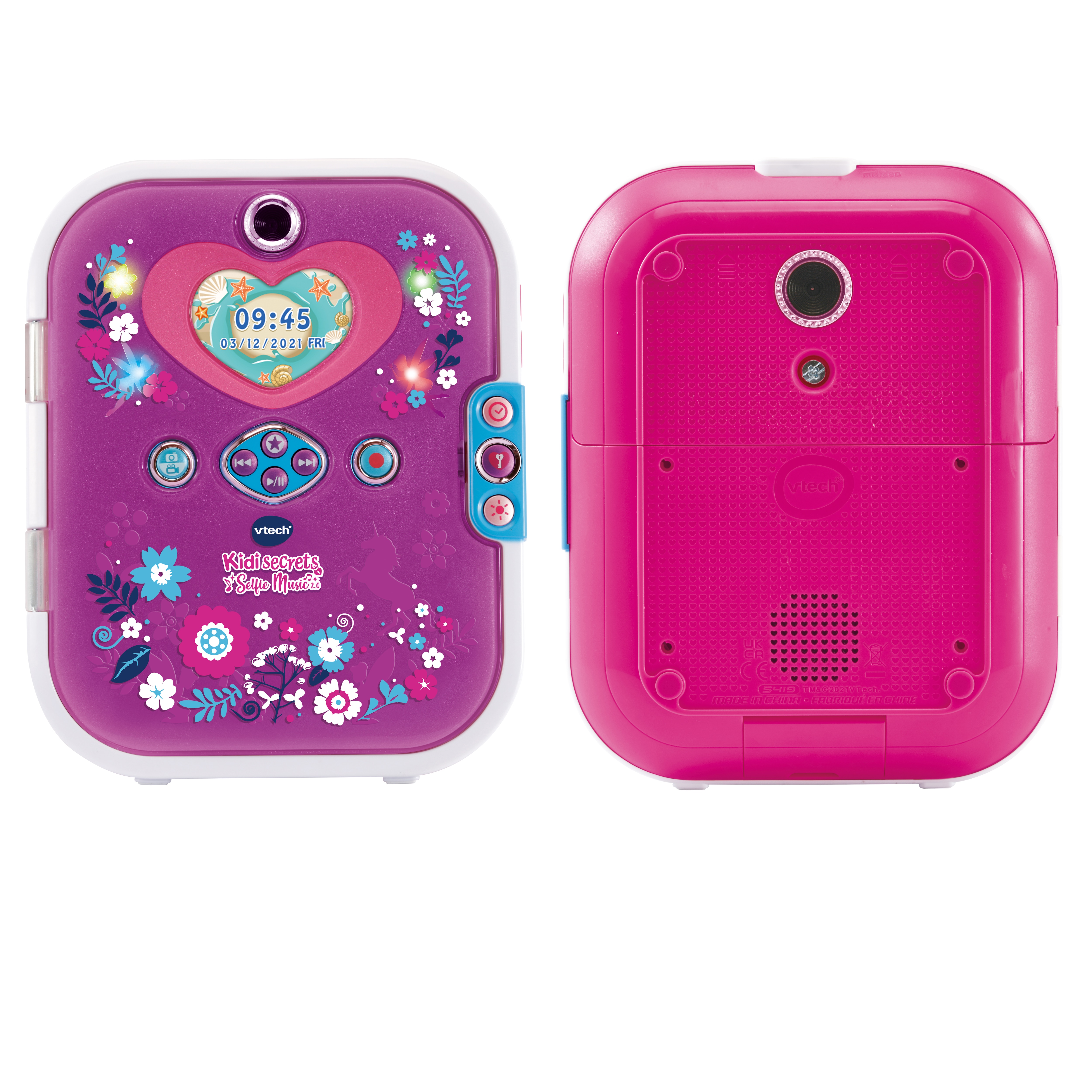 Diario interactivo Kidi Secrets Selfie Music 2.0 con juegos y actividades VTech 3