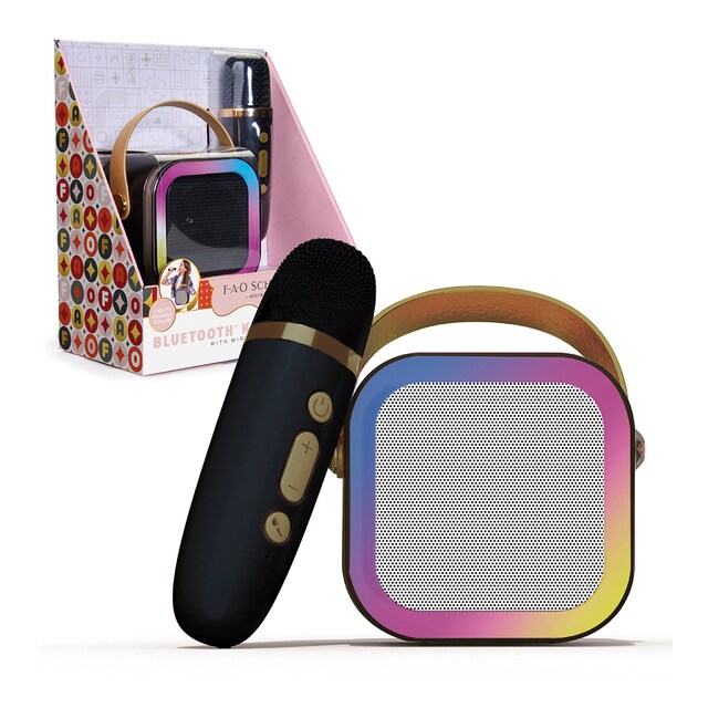Imagen 0 de Altavoz de karaoke para niños con micrófono inalámbrico F.A.O. Schwarz