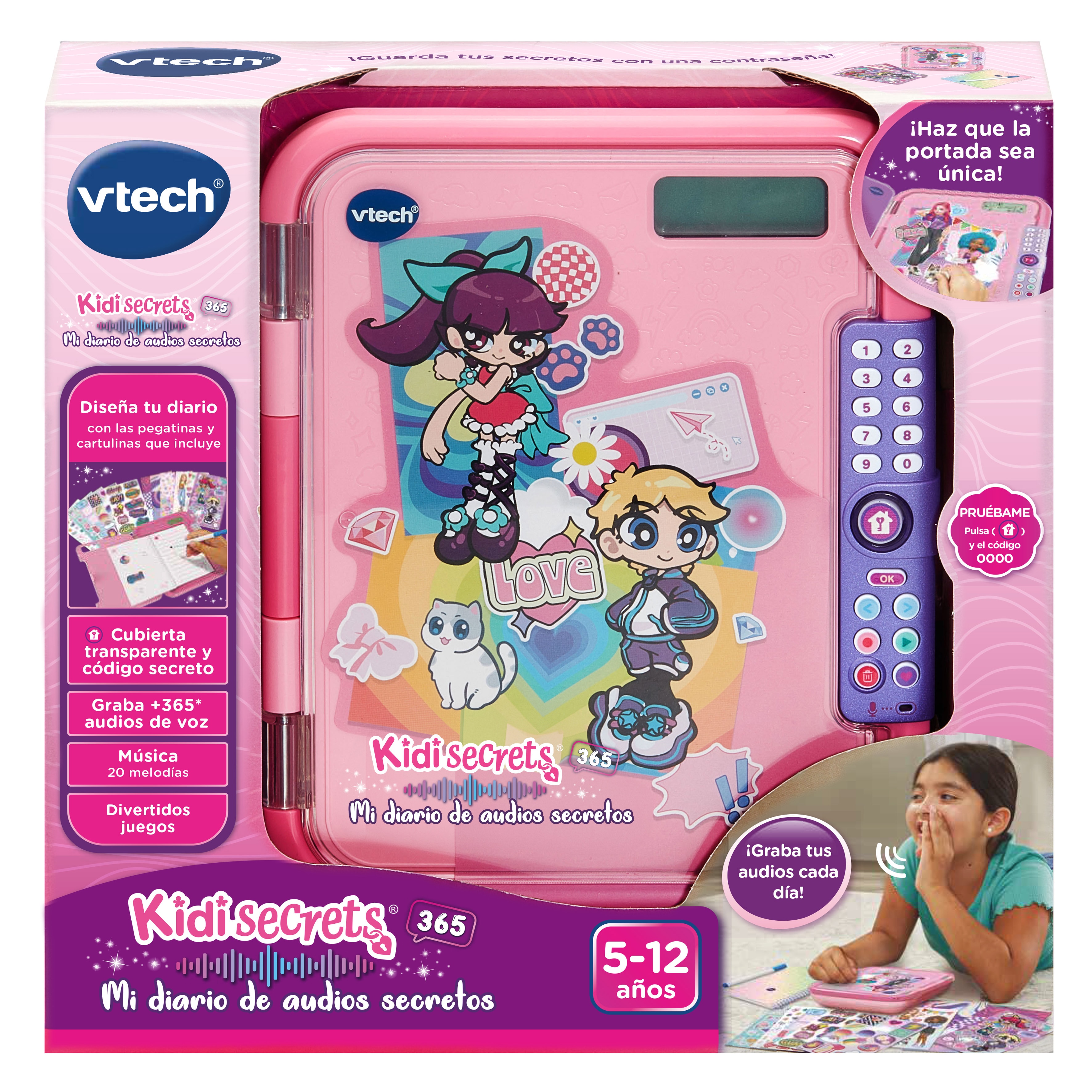Diario interactivo personalizable Vtech 5