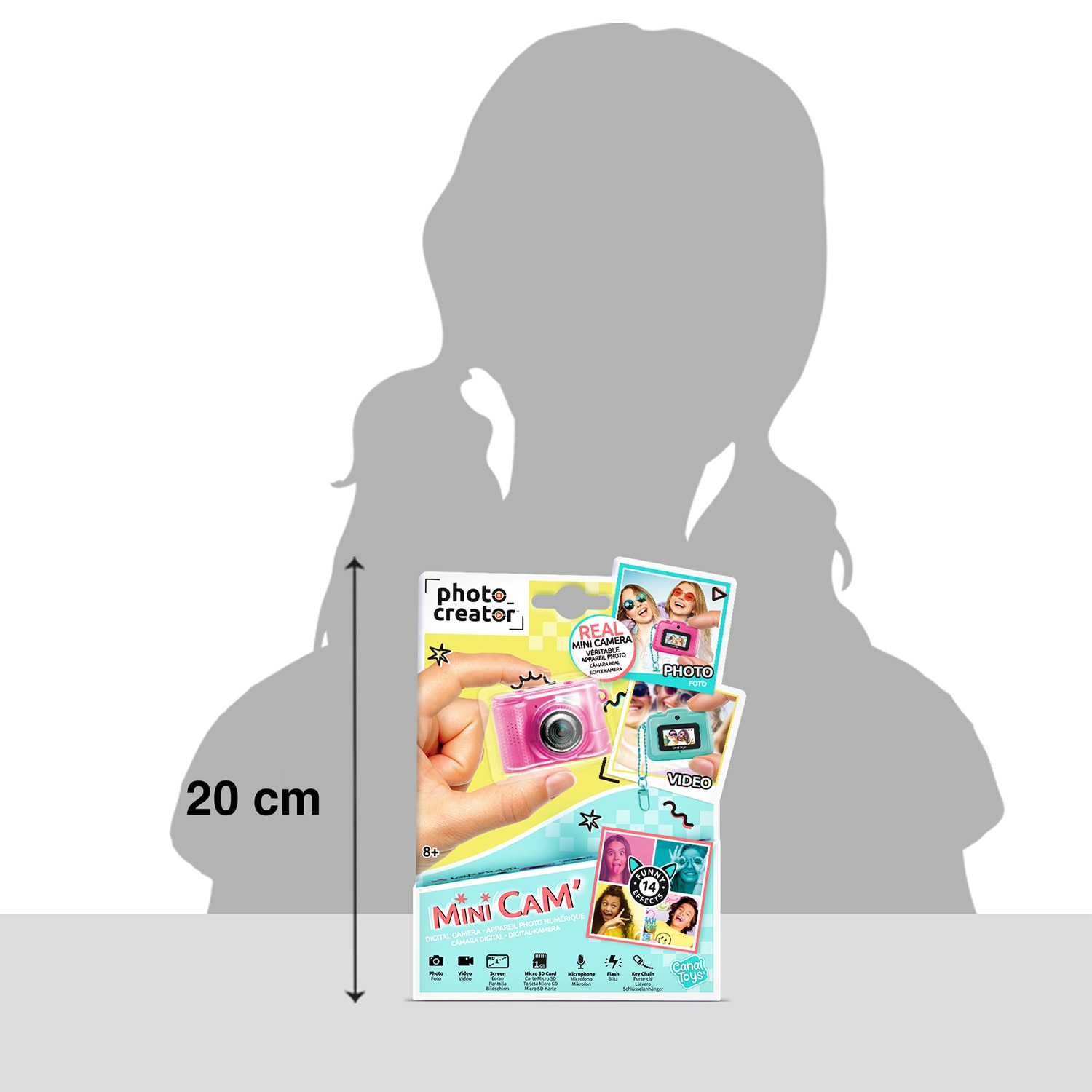 Mini Cámara Canal Toys modelos surtidos 14