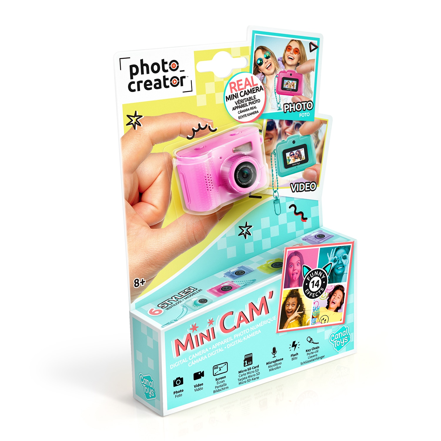 Mini Cámara Canal Toys modelos surtidos 15