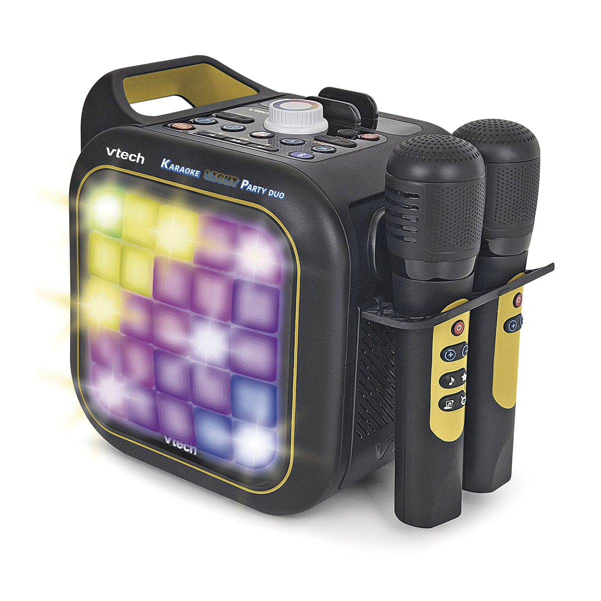VTech Karaoke Light Party, Macchina Karaoke Con 2 Microfoni Wireless, Luci RGB, Altoparlanti 40W, Per Bambini