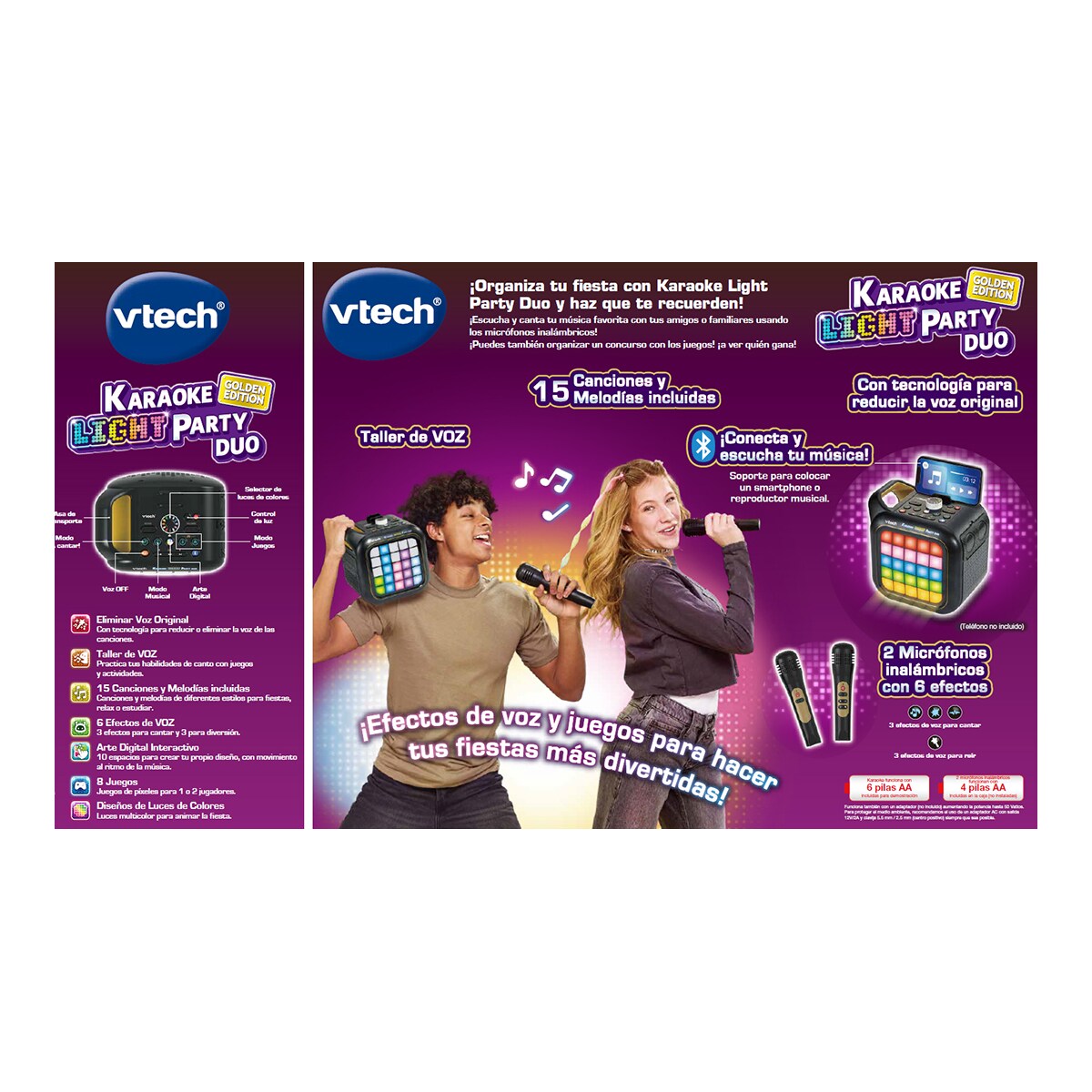 Karaoke light party Duo Golden Edition Vtech 8