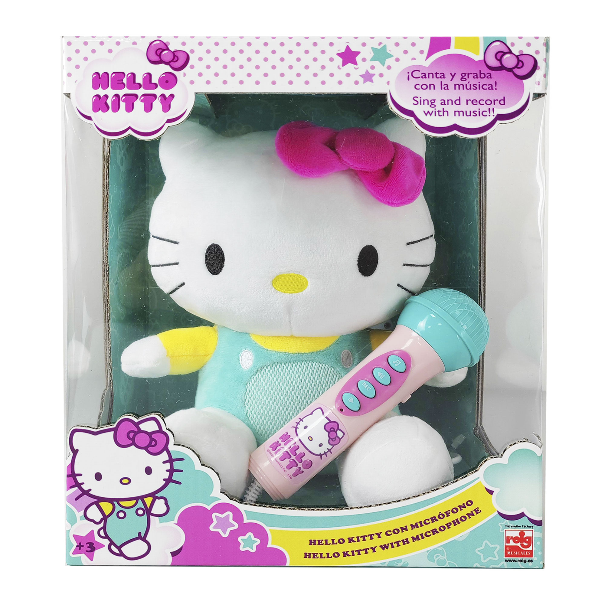 Peluche amplificador Hello Kitty modelos surtidos 6