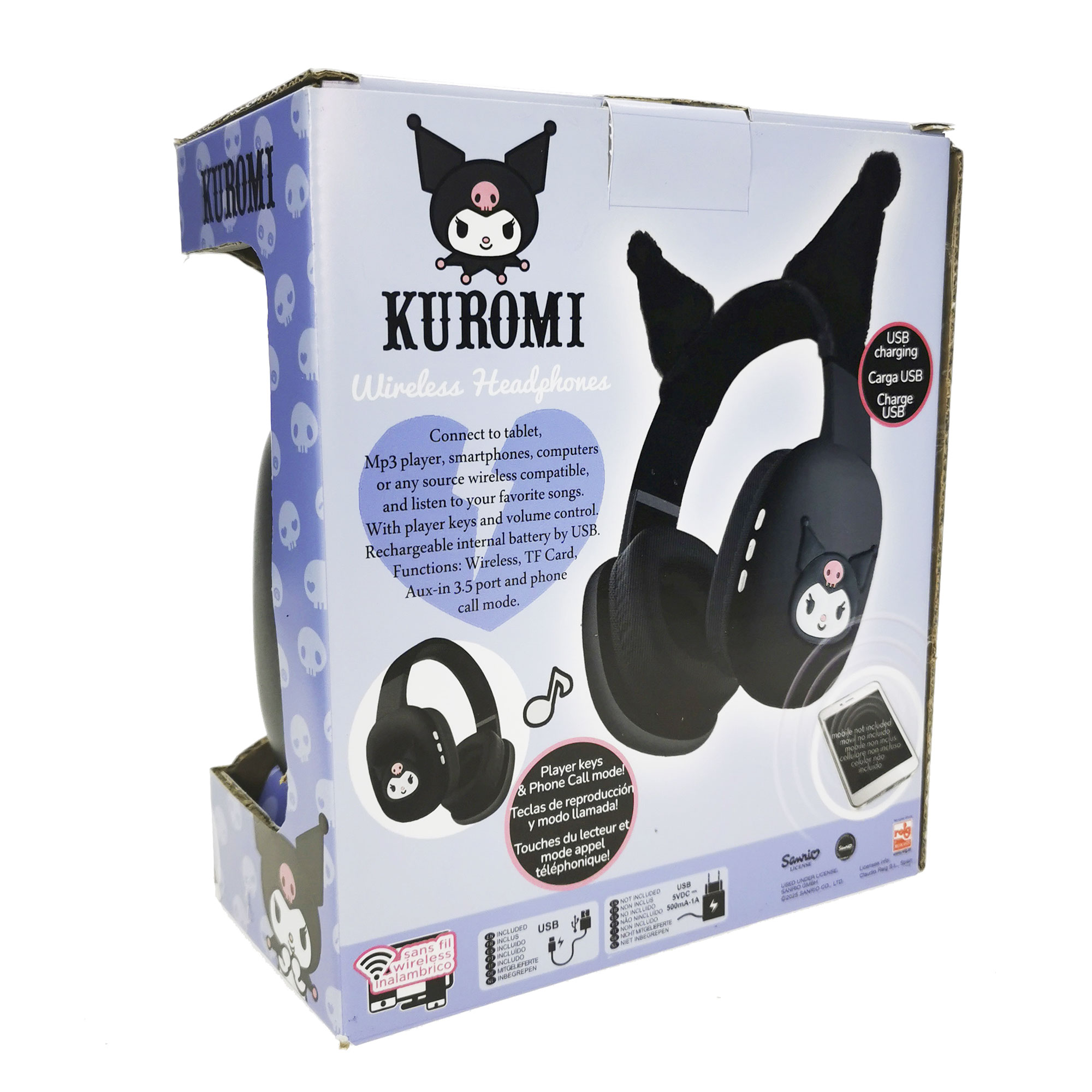 Auriculares Kuromi Hello Kitty 6