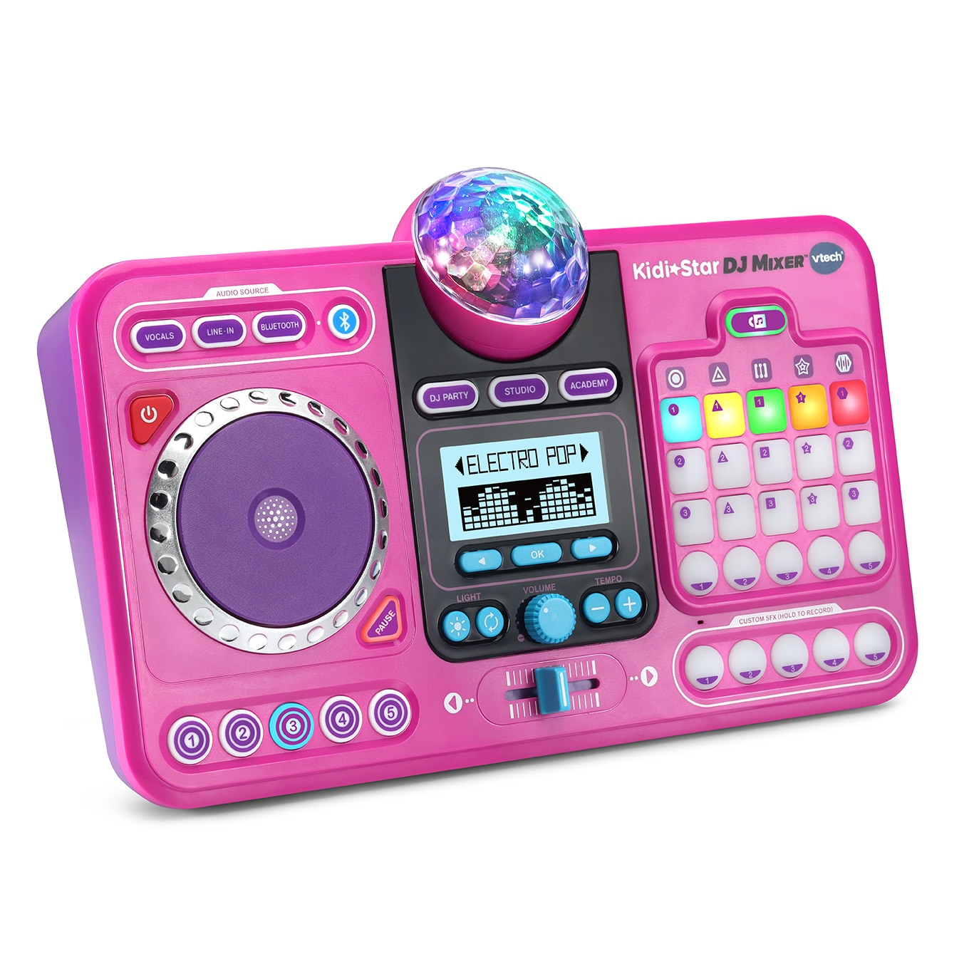 Mesa de mezclas Kidi DJ Mix rosa Vtech 3