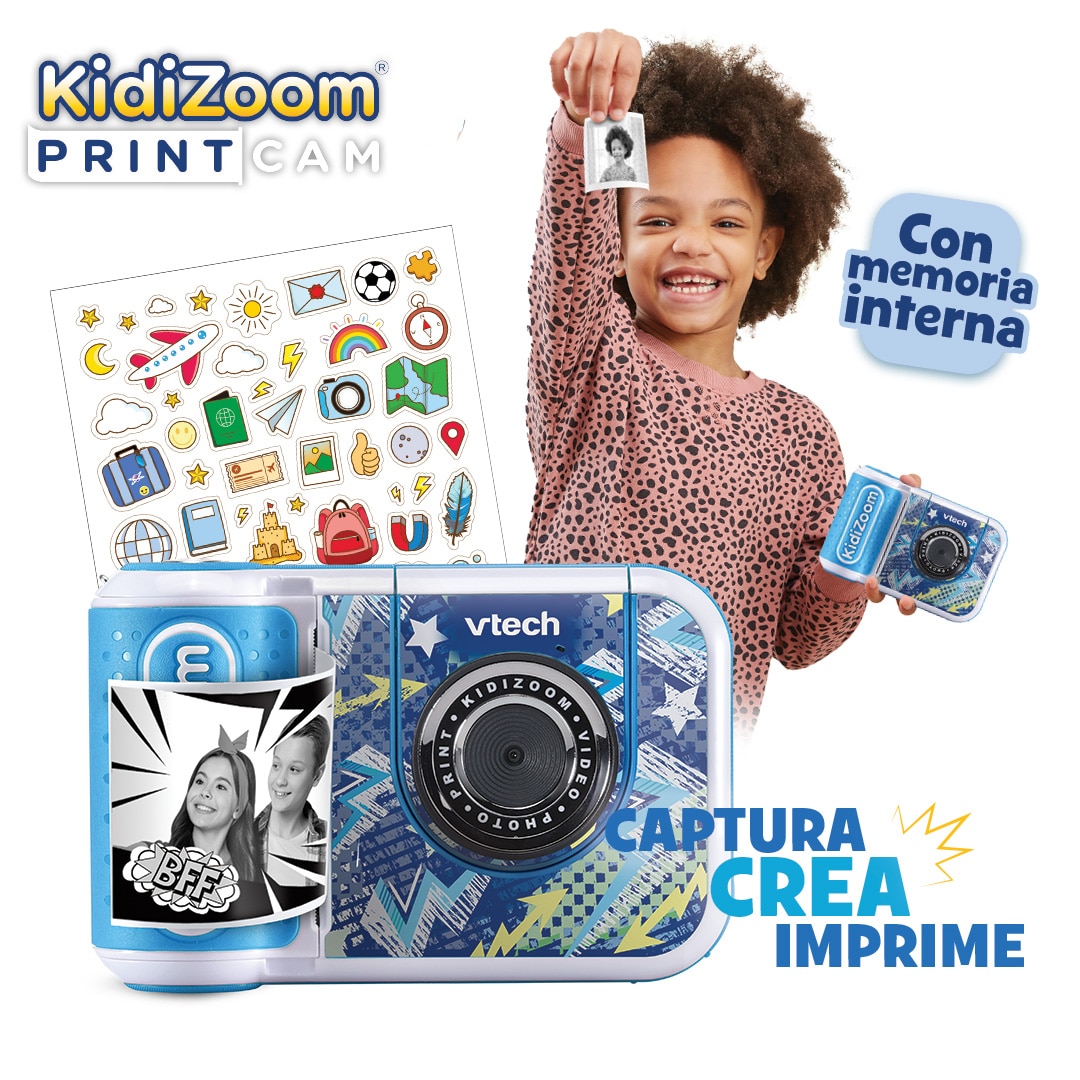 Cámara Kidizoom Print azul Vtech 2