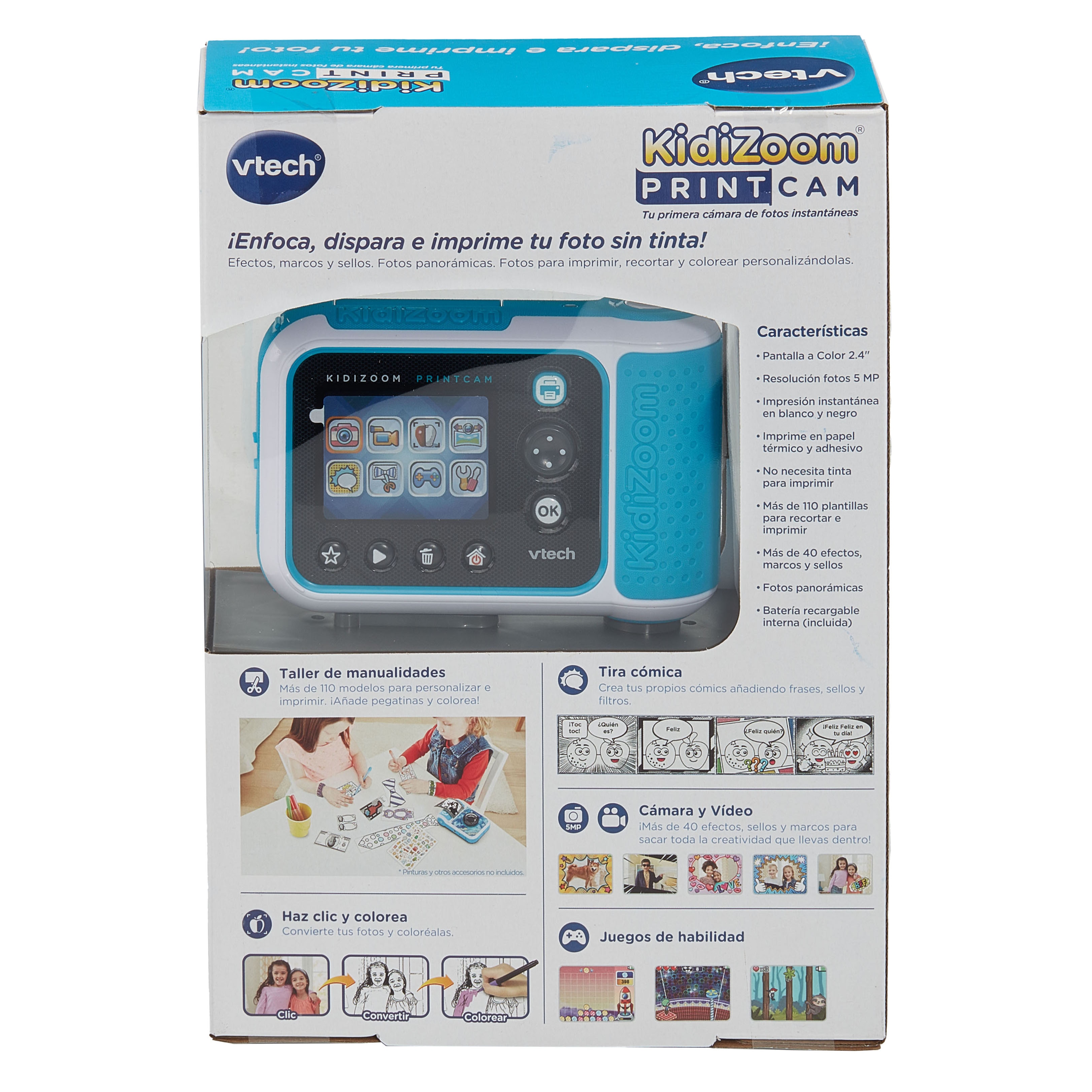 Cámara Kidizoom Print azul Vtech 7