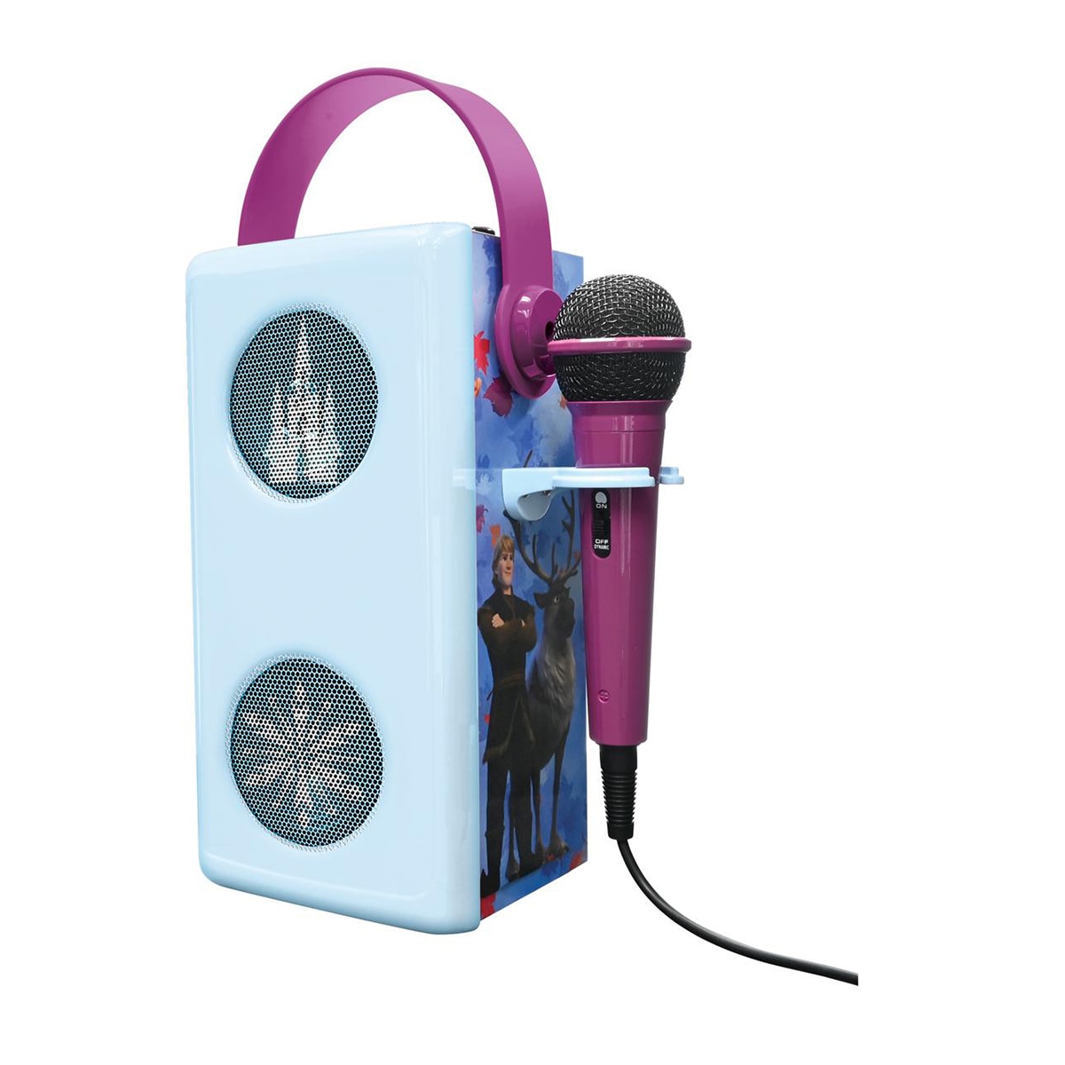 Caixa de Som com Bluetooth® Snow Queen e Microfone iluminado 7