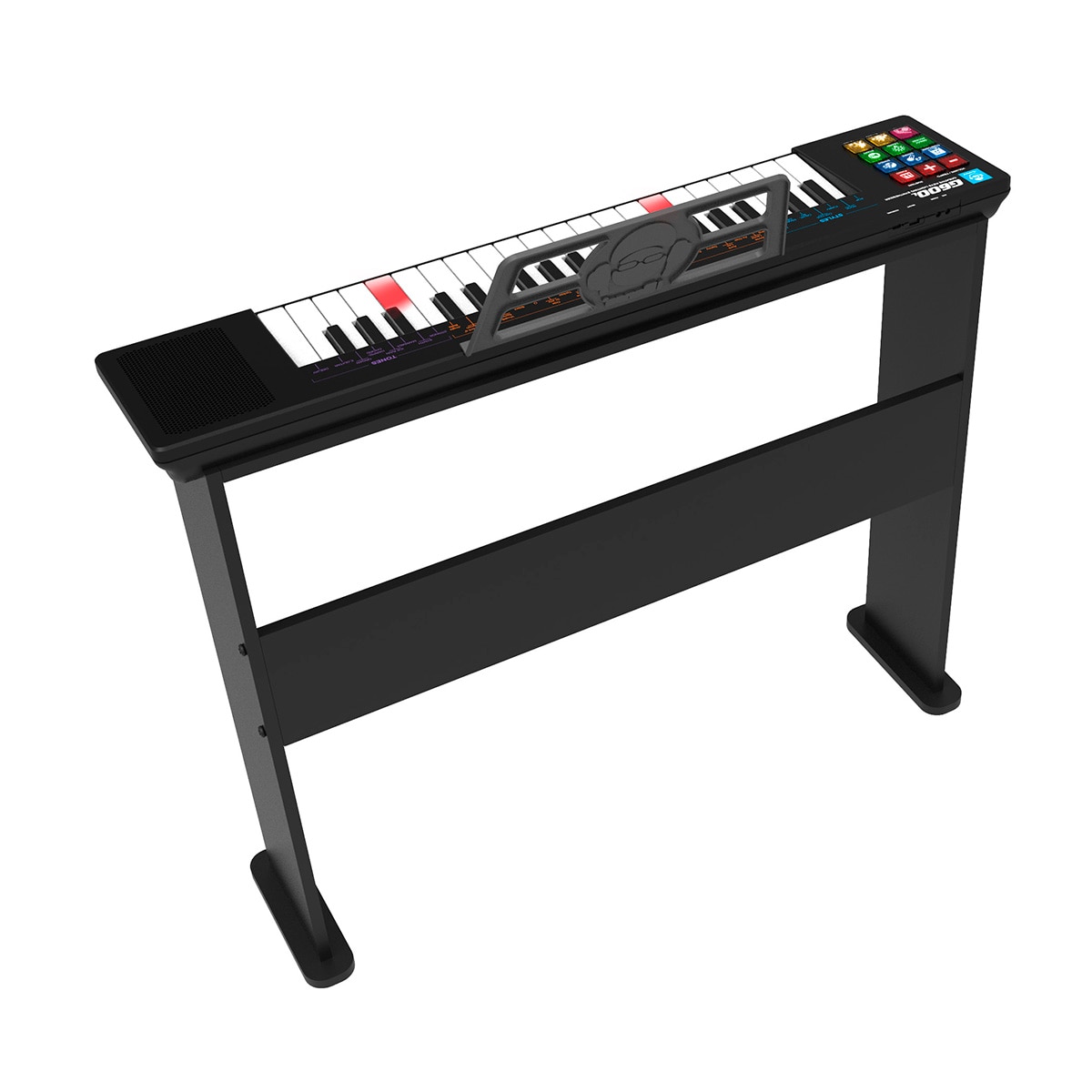 Teclado piano luminoso 37 teclas con patas G 600L Idance 2