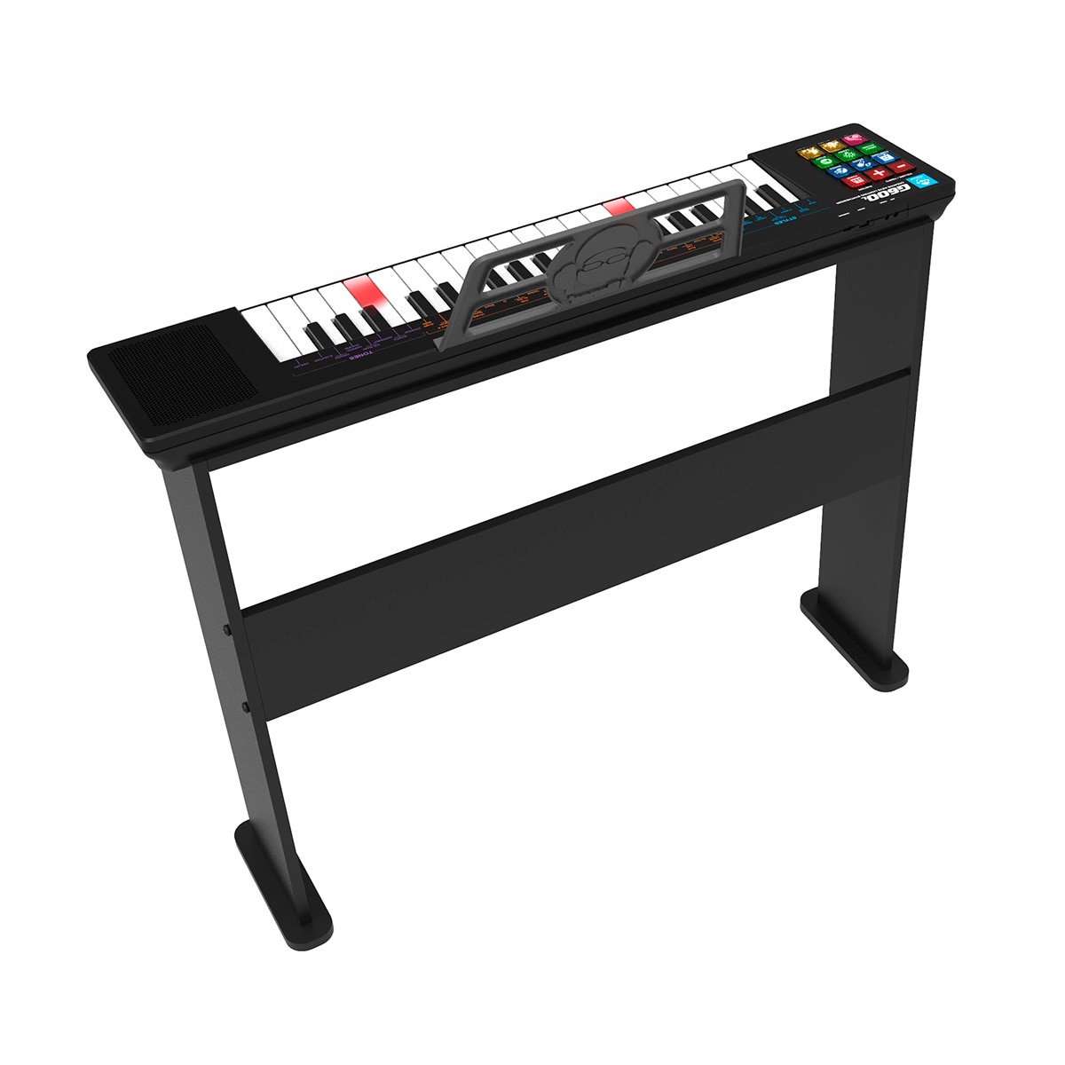 Teclado piano luminoso 37 teclas con patas G 600L Idance 10