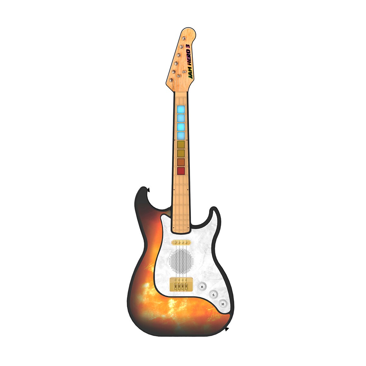 Guitarra eléctrica tamaño real Jam Hero 3 Idance 4