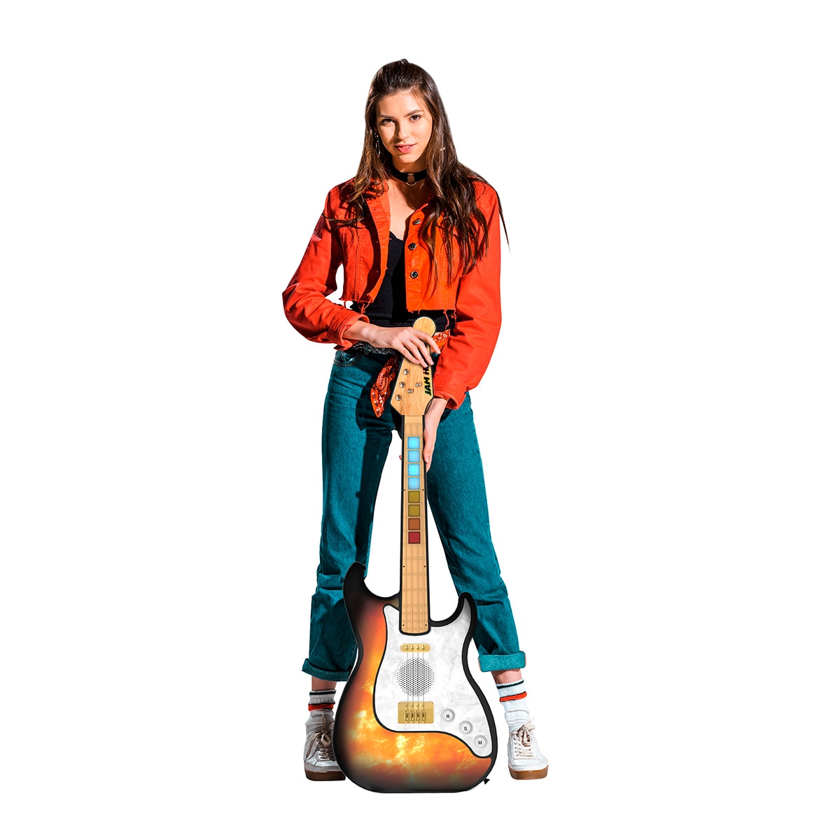 Guitarra eléctrica tamaño real Jam Hero 3 Idance 8