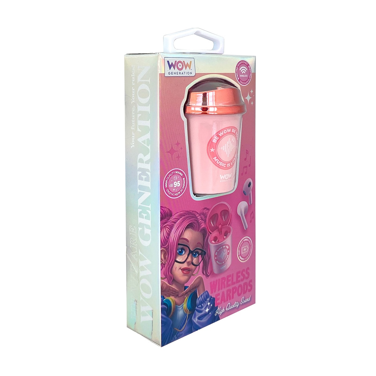 Auriculares Vaso Rosa WOW Generation Kids Licensing 4
