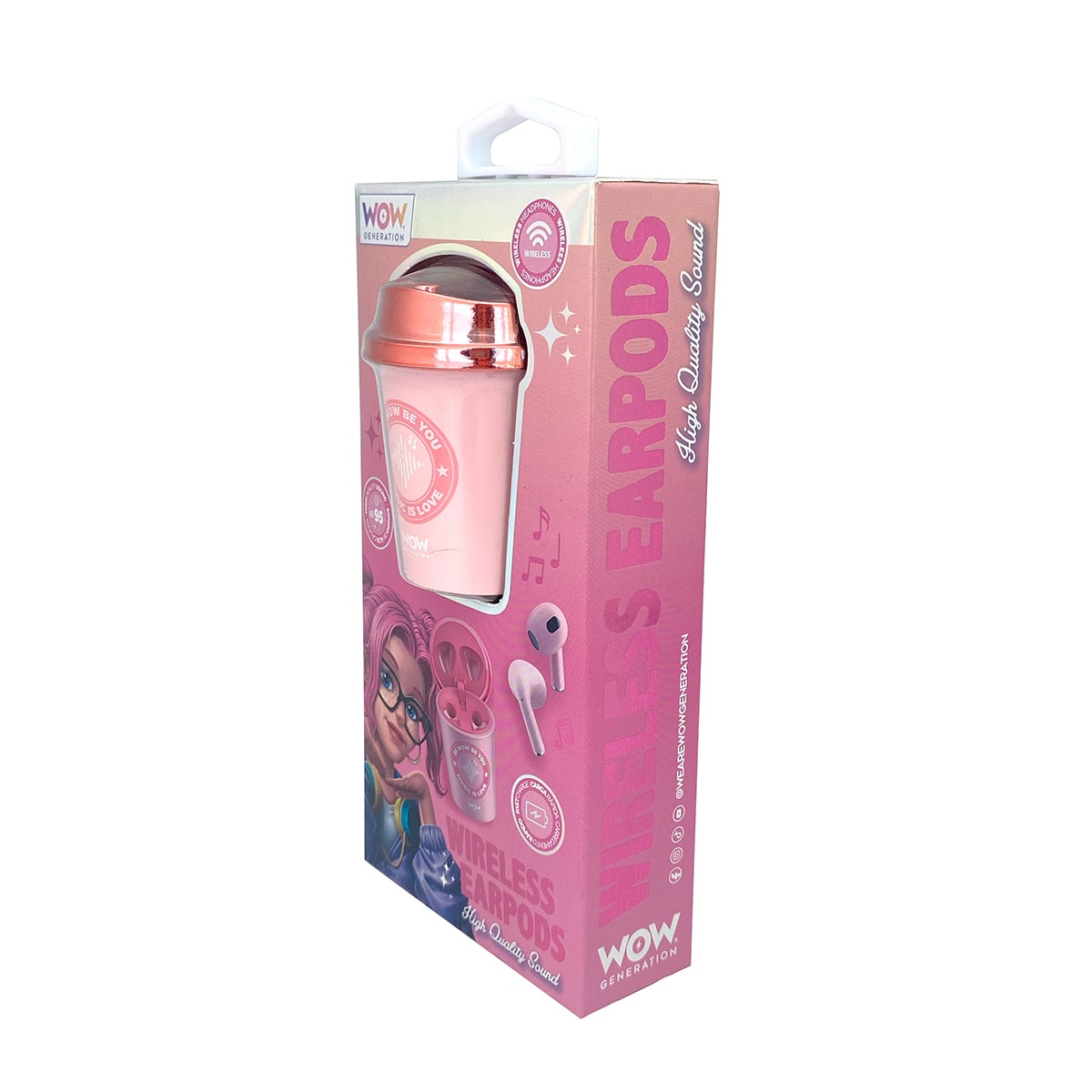Auriculares Vaso Rosa WOW Generation Kids Licensing 5