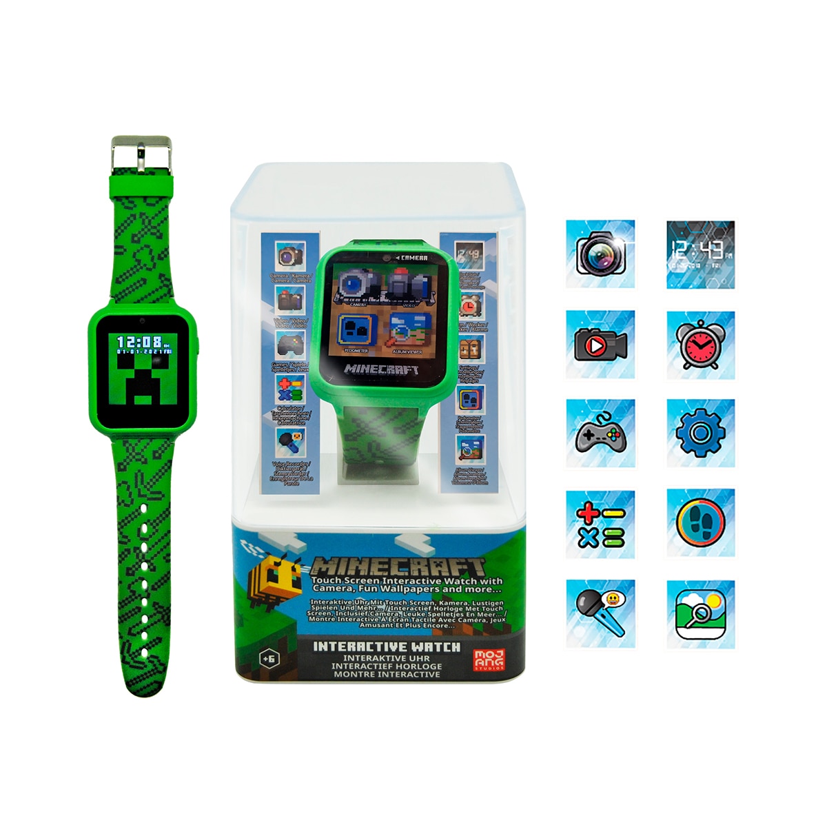 Reloj Interactivo Minecraft Kids Licensing 4