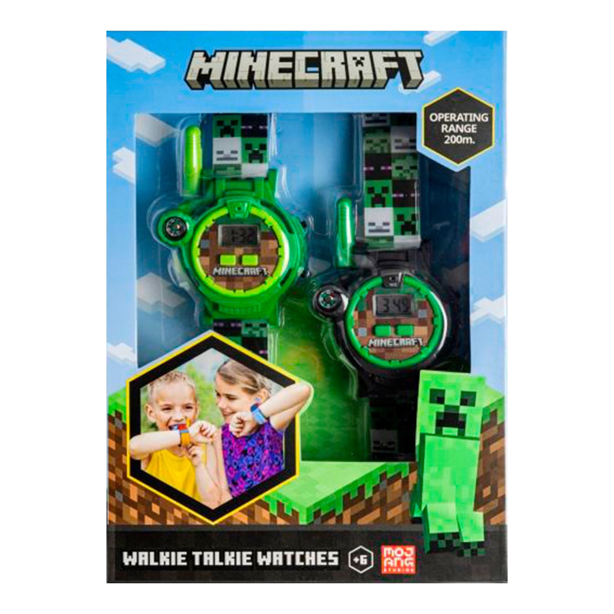 Reloj Walkie Talkie 2 En 1 Minecraft Kids Licensing 2