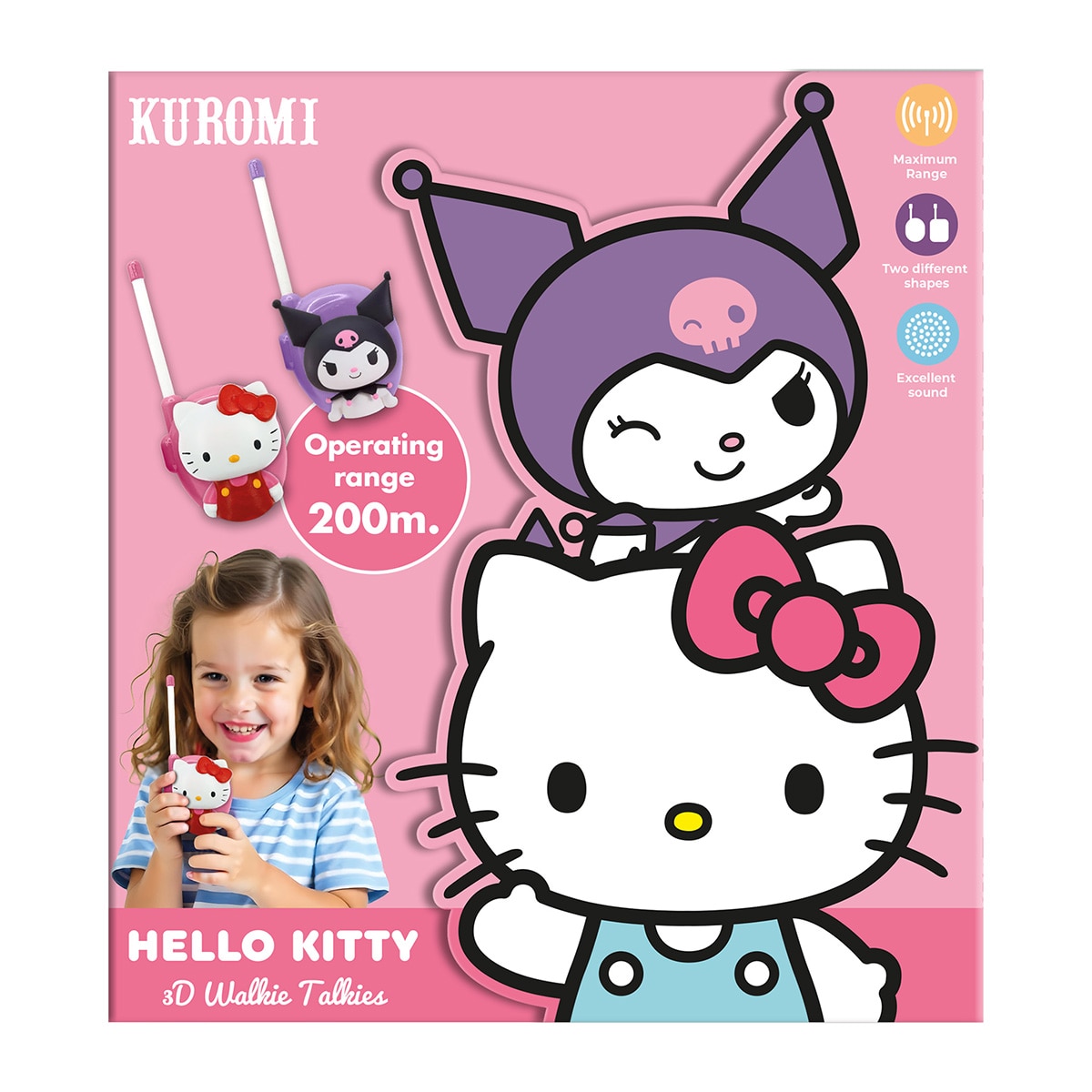 Walkie Talkie 3D Hello Kitty & Friends Kids Licensing 2