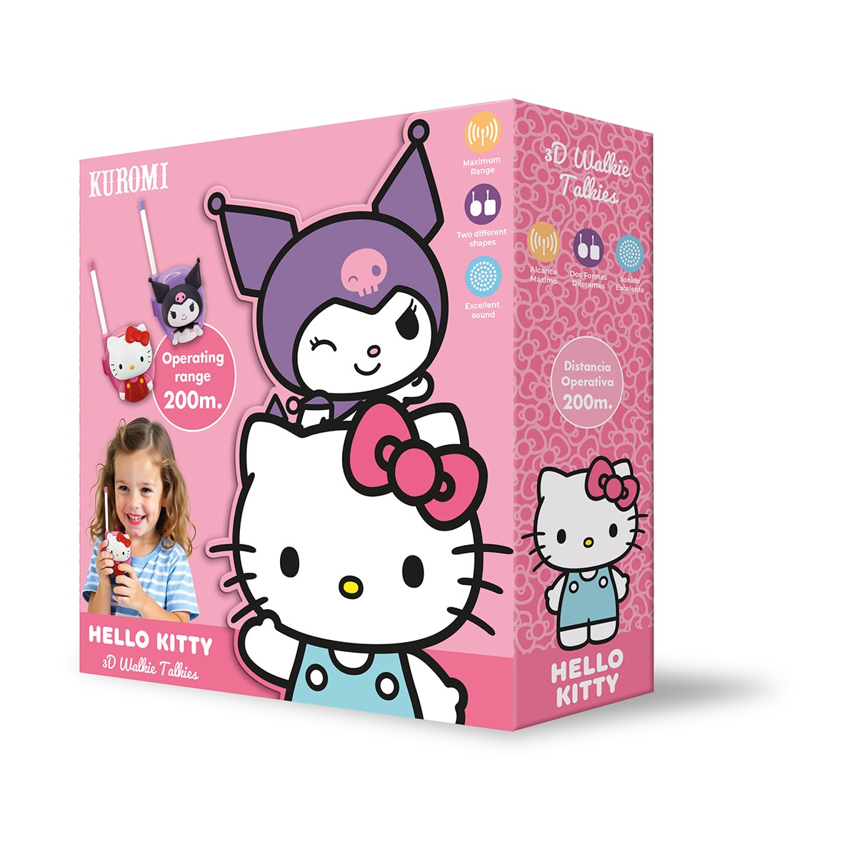 Walkie Talkie 3D Hello Kitty & Friends Kids Licensing 3